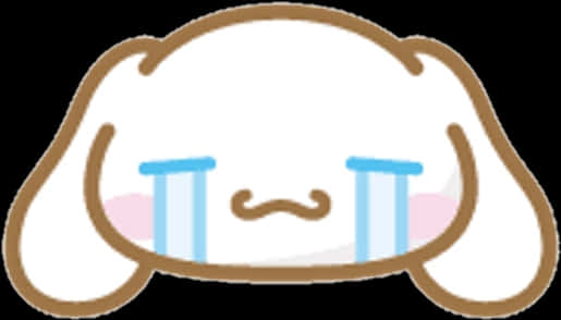 Personaj Cinnamoroll care plânge Fundal