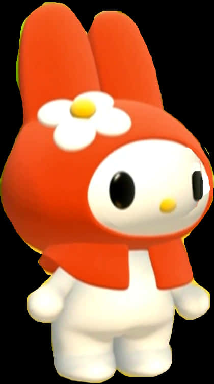 Personaj costumat My Melody Fundal
