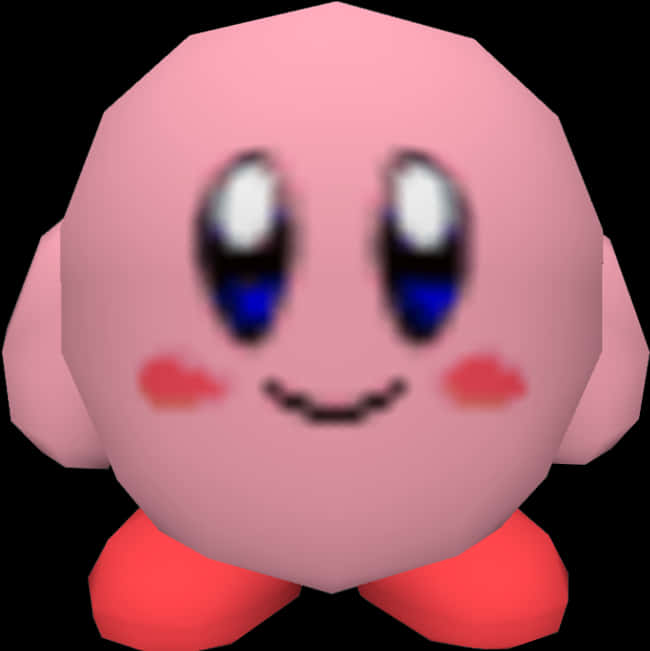 Personaj Kirby Roz - Grafică Fundal
