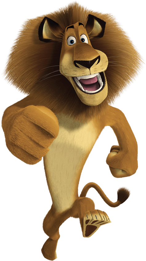 Personaj Leu din Madagascar Fundal