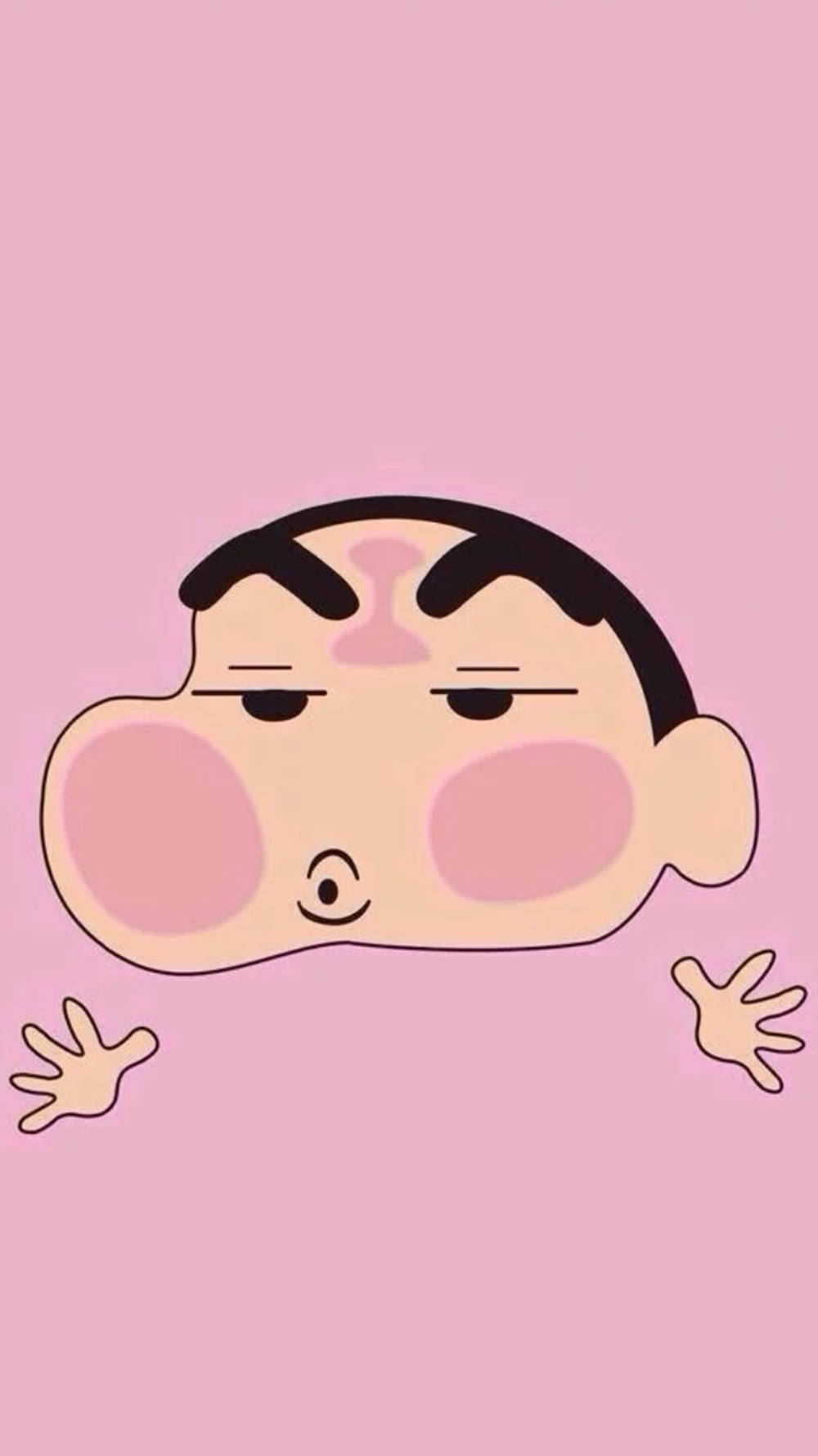 Personaj manga haios Shin Chan iPhone Fundal