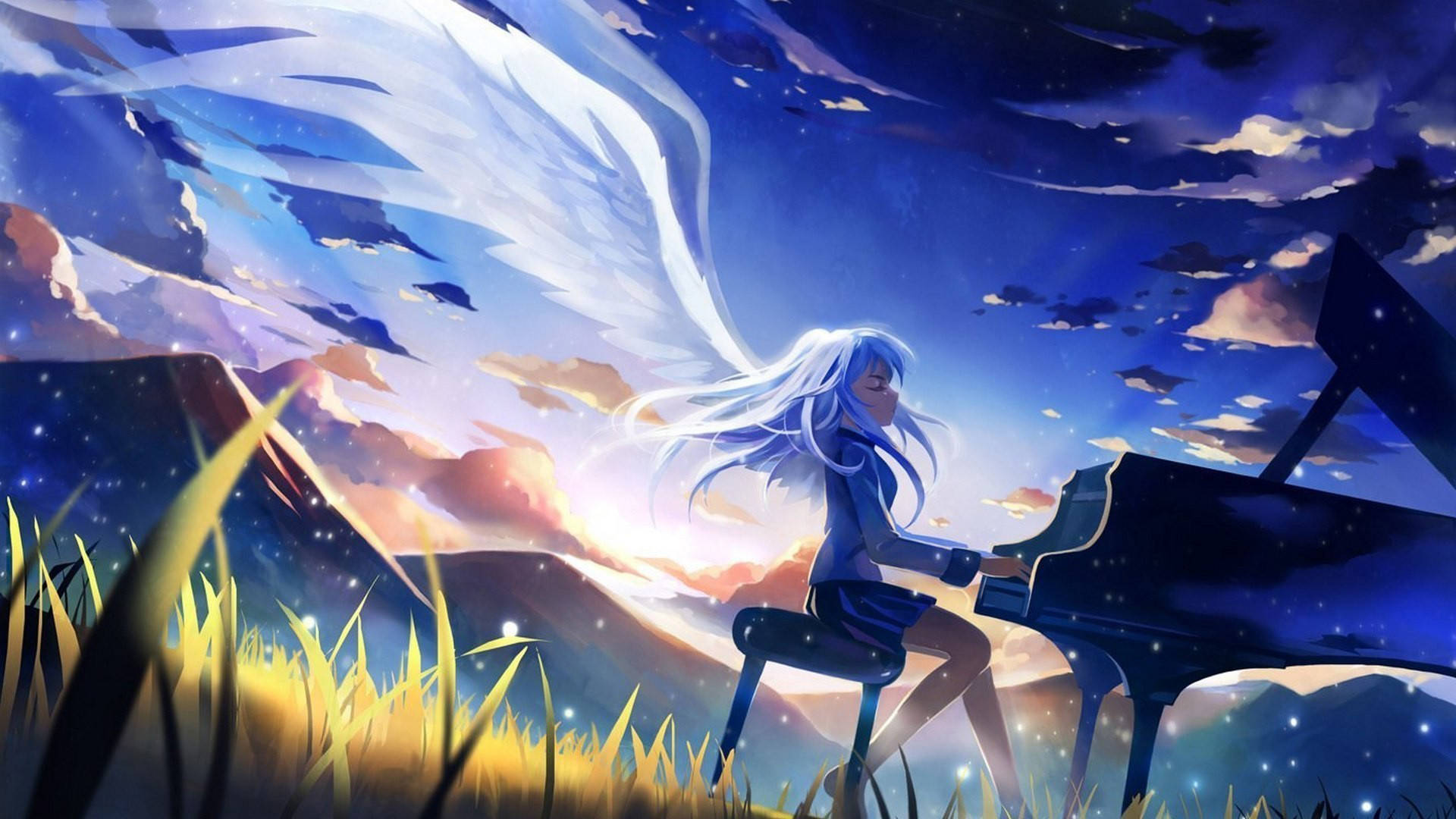 Personaje Anime Angel Beats! Fundal