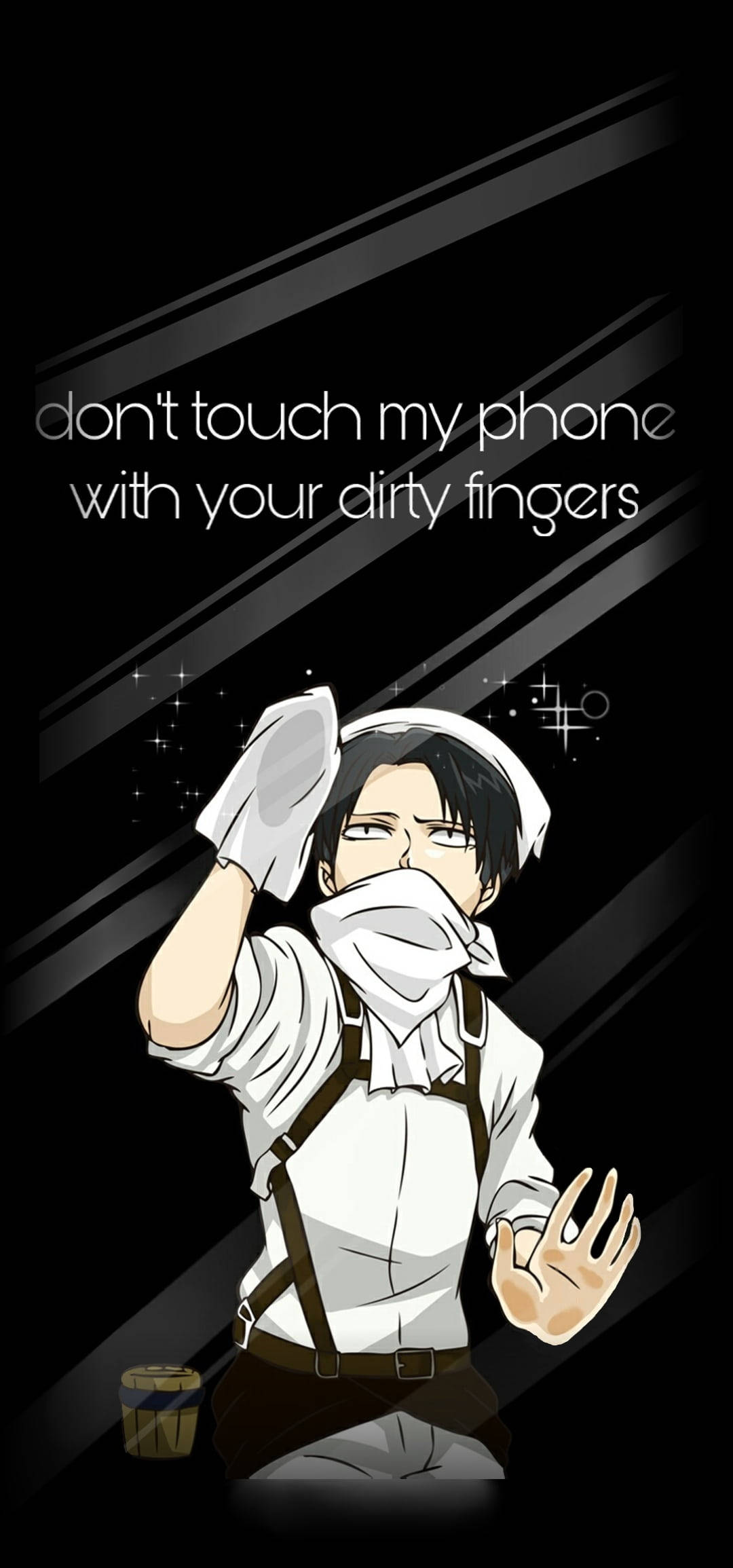 Personaje Attack On Titan Levi Ecran Fundal