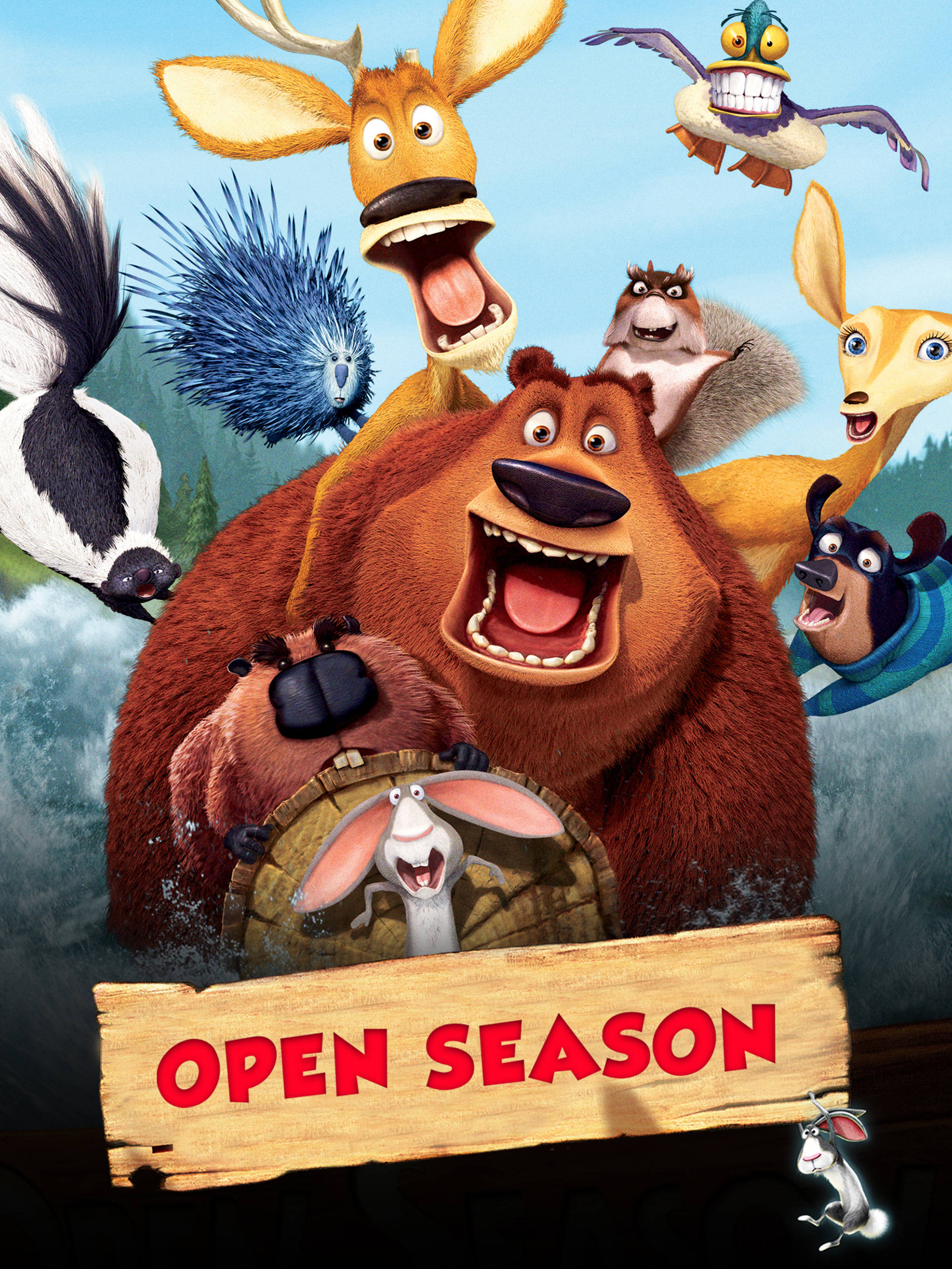 Personaje din filmul animat Open Season Fundal