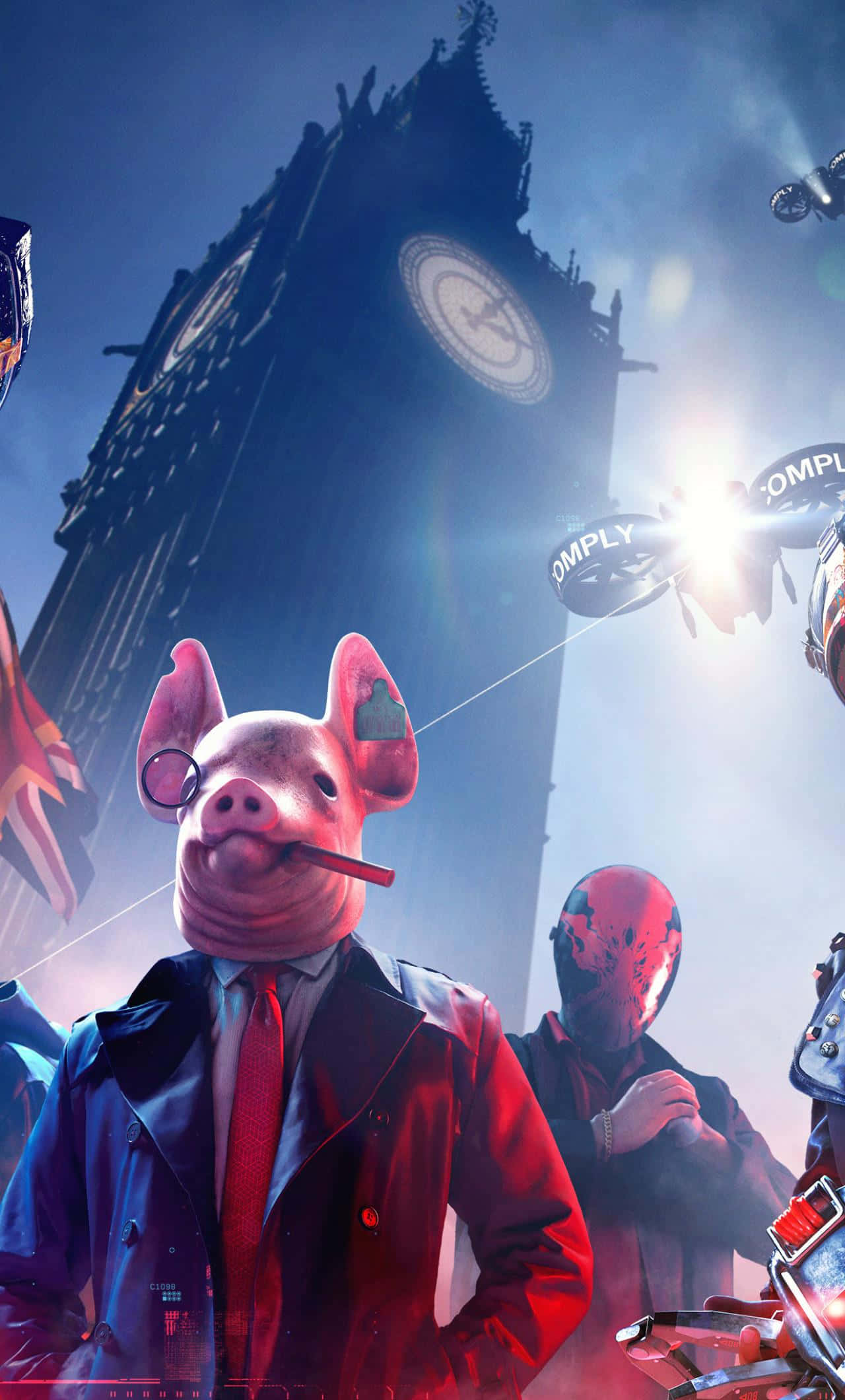 Personaje din Watch Dogs iPhone Fundal