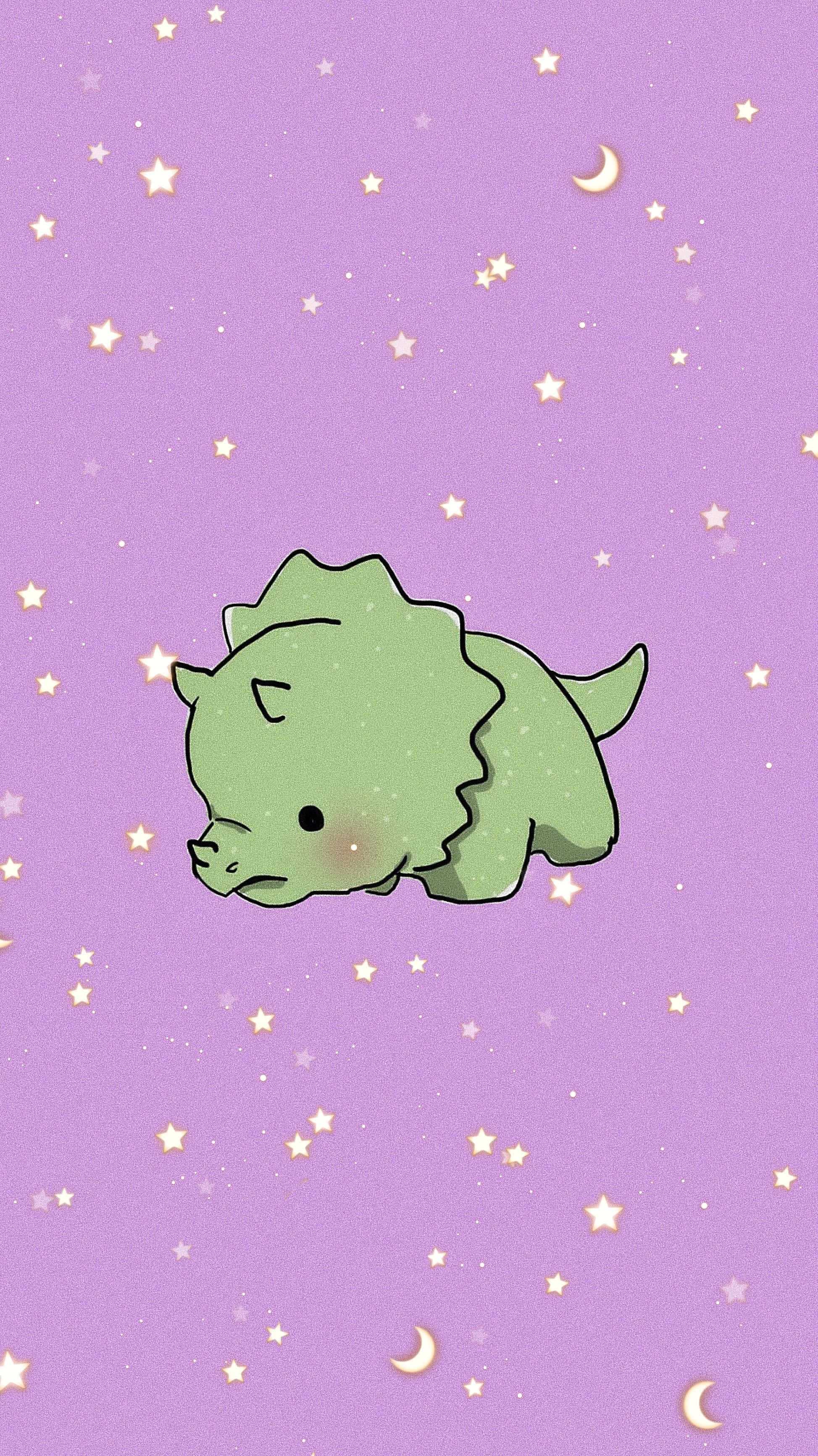 Personaje dinozaur adorabile pe un fundal pastelat Fundal