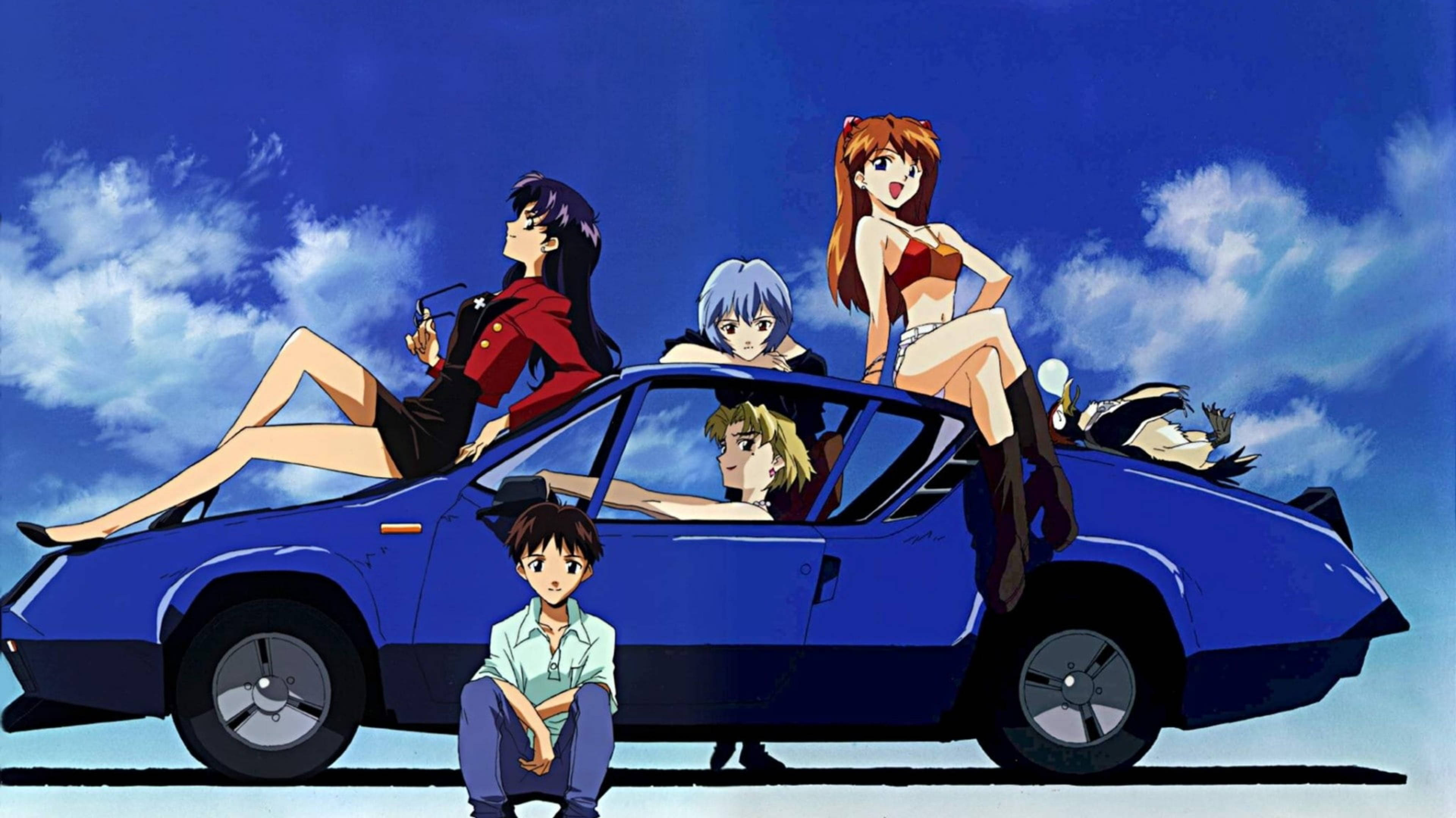 Personaje Evangelion 4K în Mașină Fundal