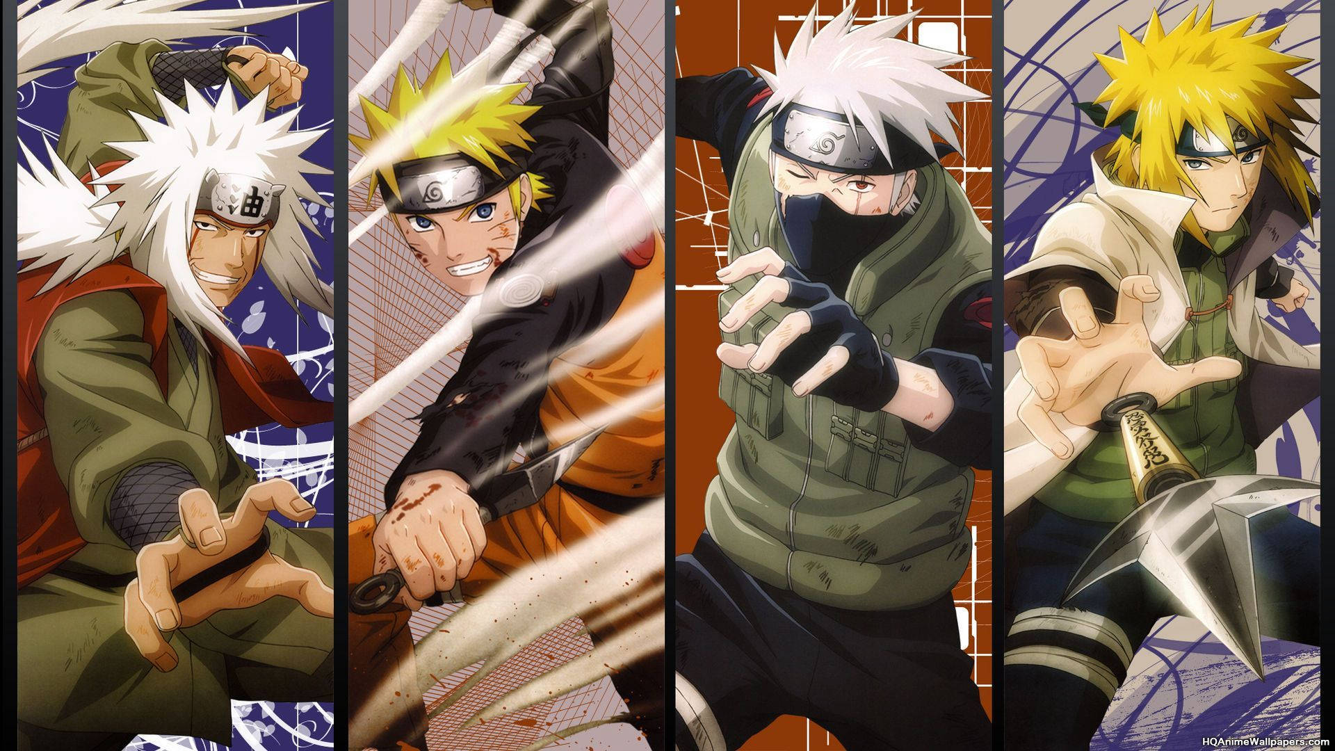 Personaje Naruto Ninja Puternici Fundal