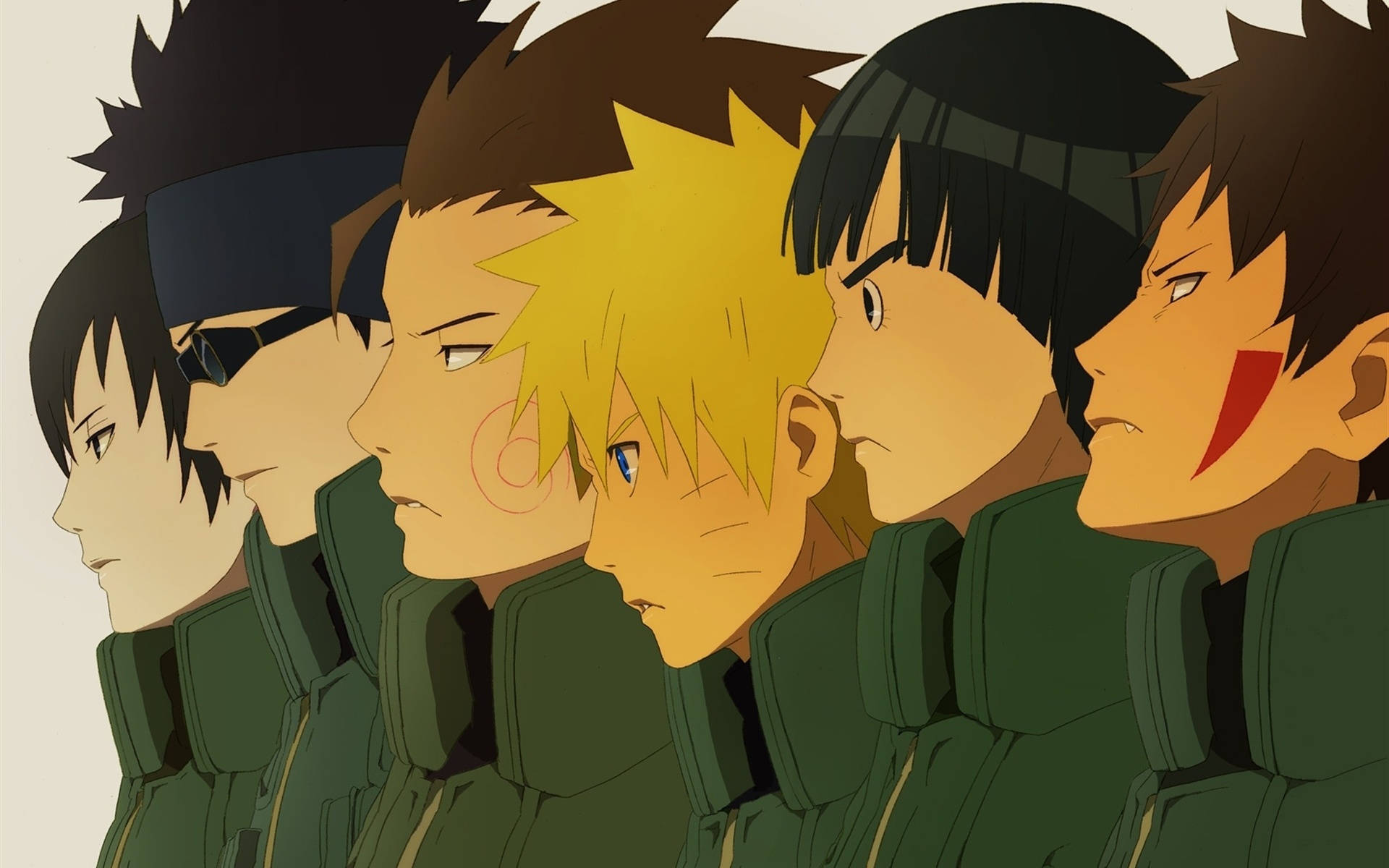 Personaje Naruto Ninja Adolescenți Fundal