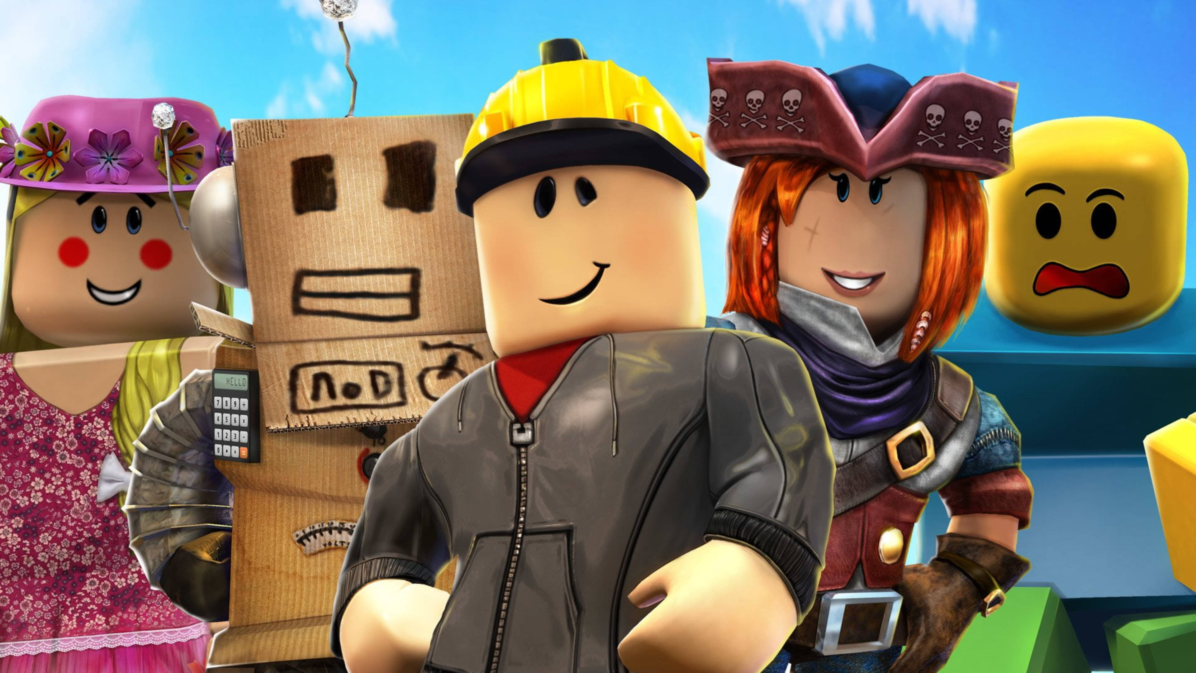 Personaje populare Roblox 4K Fundal