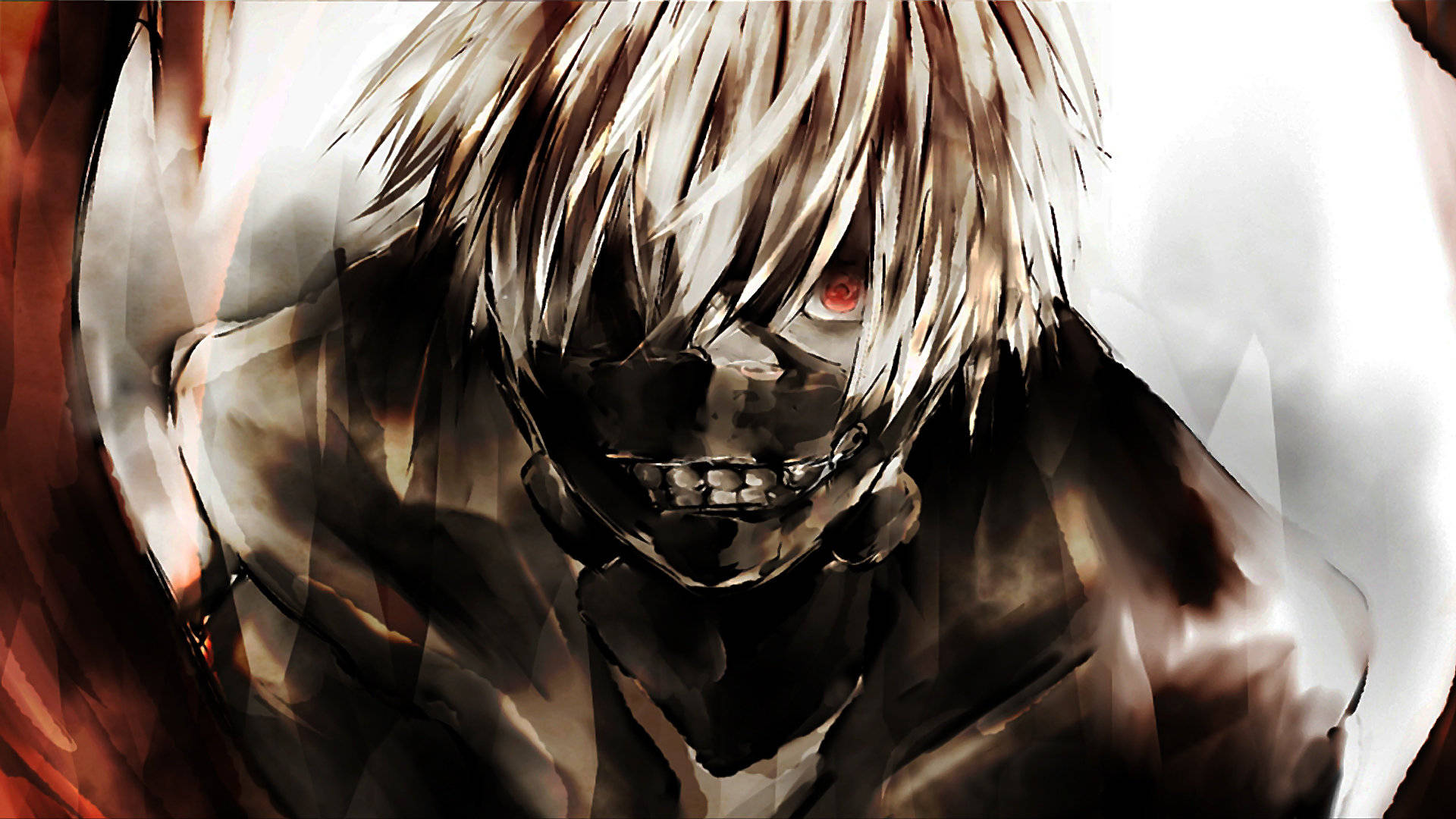 Personaje Tokyo Ghoul Ken Art Înfricoșător Fundal