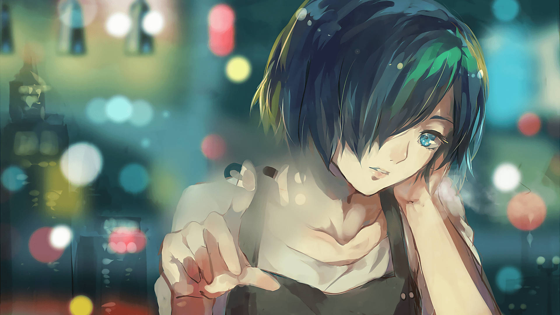 Personaje Tokyo Ghoul Touka Zâmbitoare Fundal
