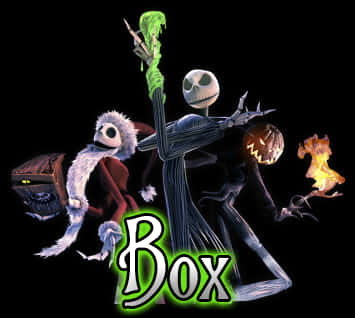 Personajele din Nightmare Before Christmas Fundal