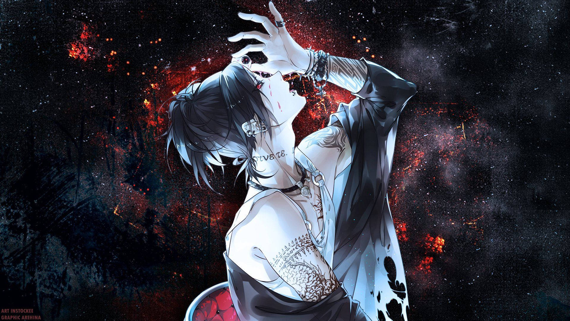 Personajele din Tokyo Ghoul – Tatuajele lui Juuzo Fundal