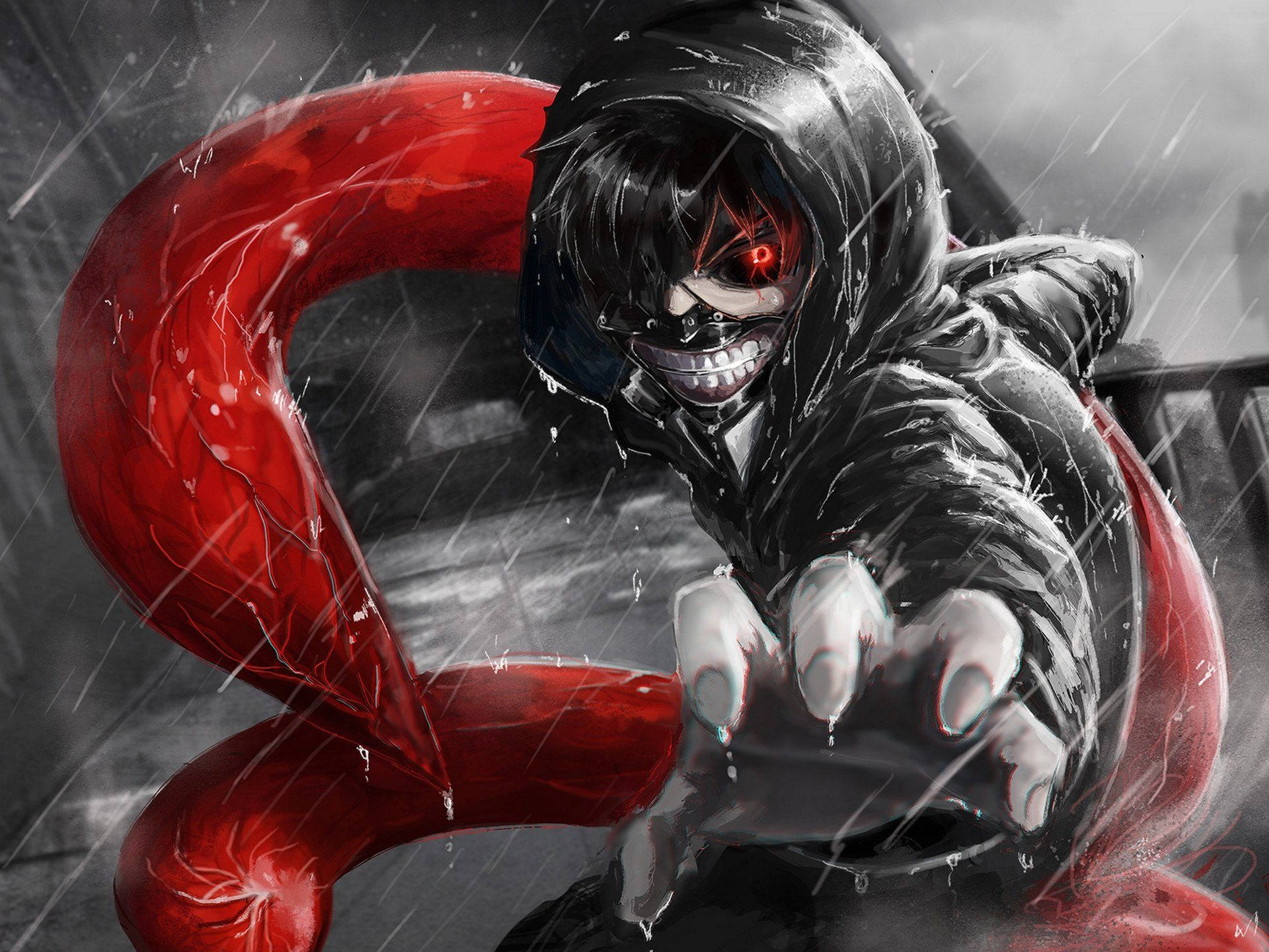 Personajele din Tokyo Ghoul Tentaculele Roșii ale lui Ken Fundal