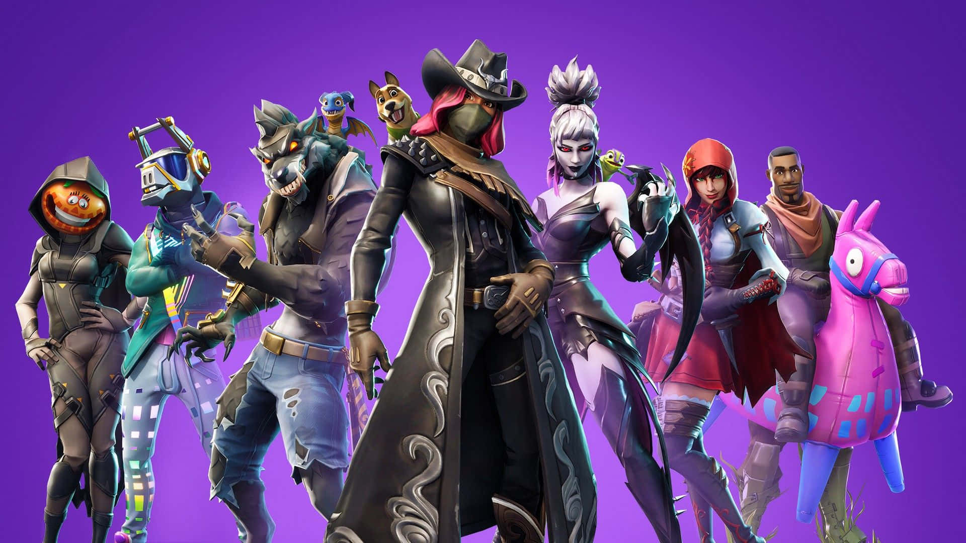 Personajele Fortnite în Sezonul 6 Fundal