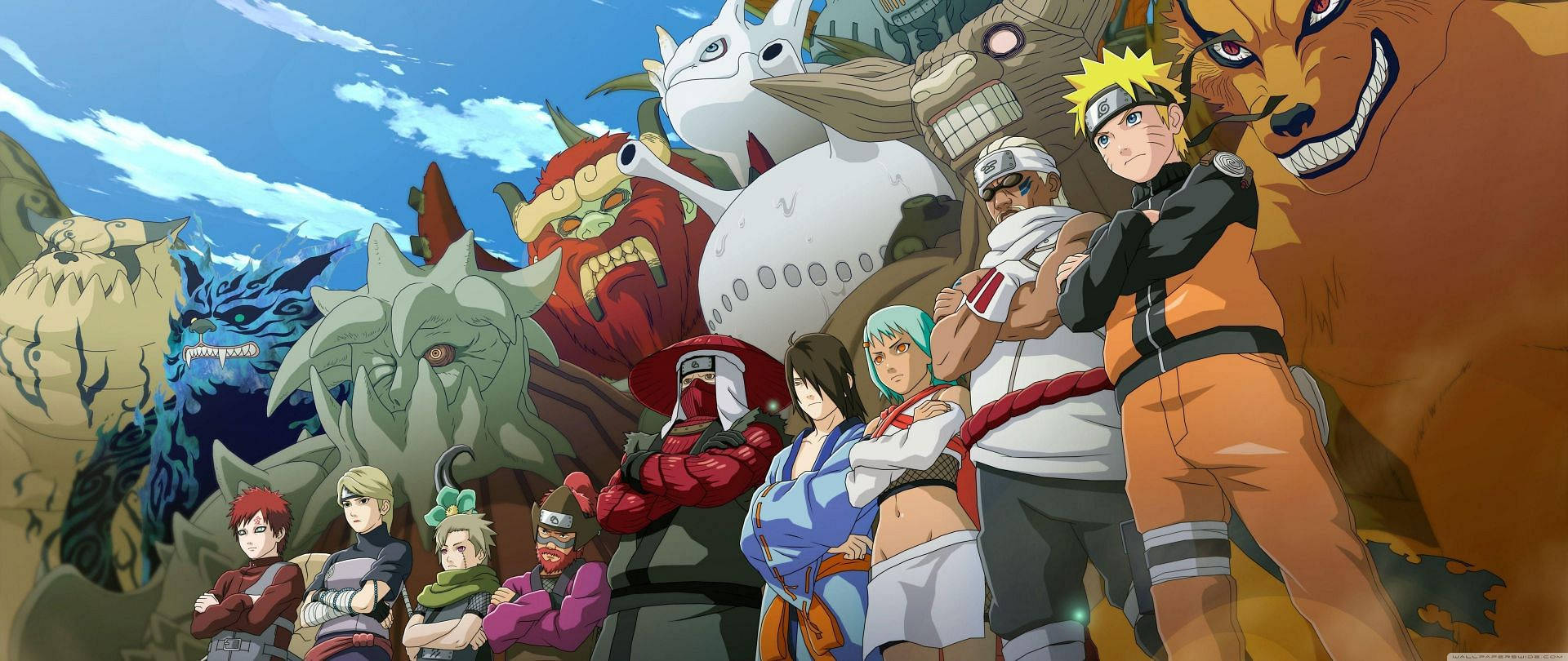 Personajele Naruto și forma lor finală Fundal
