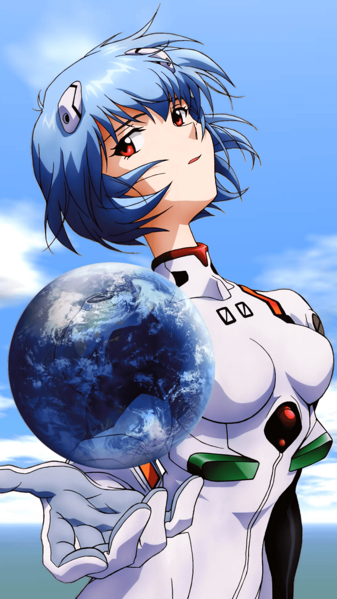 Personajele Neon Genesis Evangelion în Poziție de Luptă Fundal
