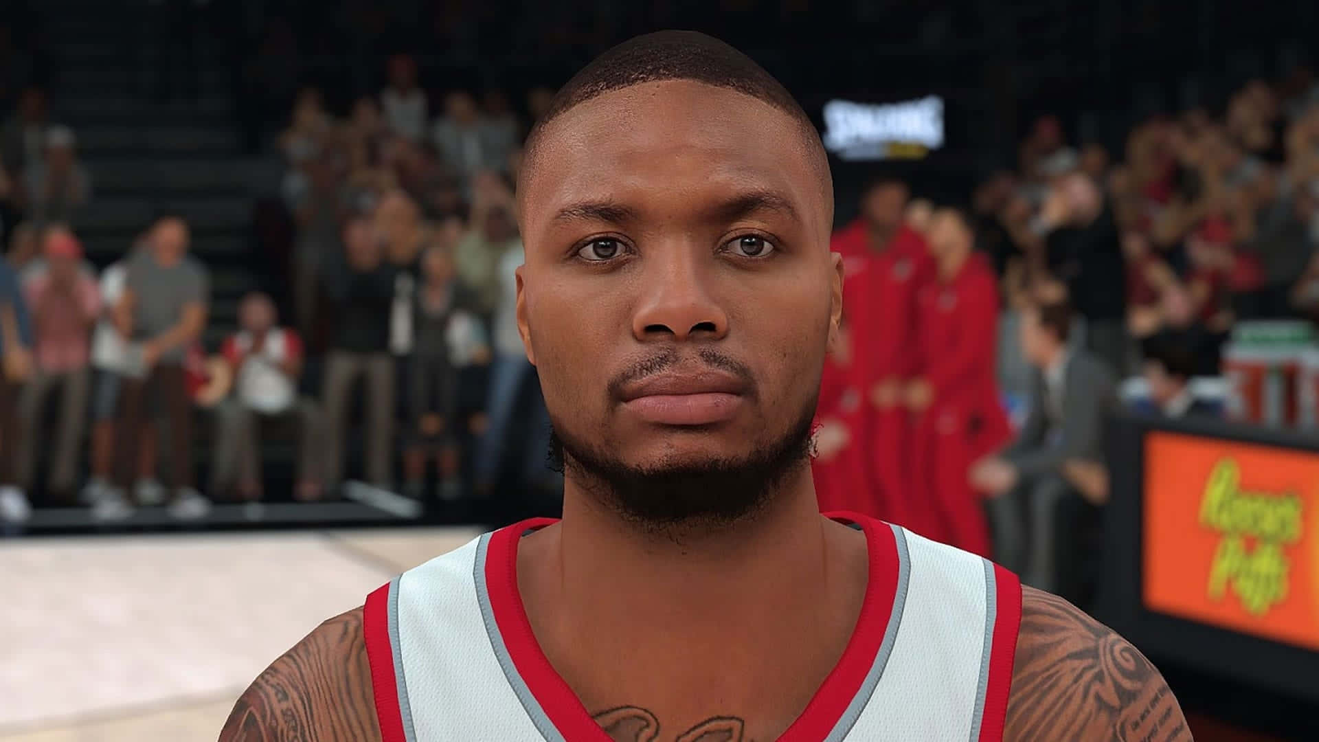 Personajul din jocul video Nba2k21 Damian Lillard Fundal