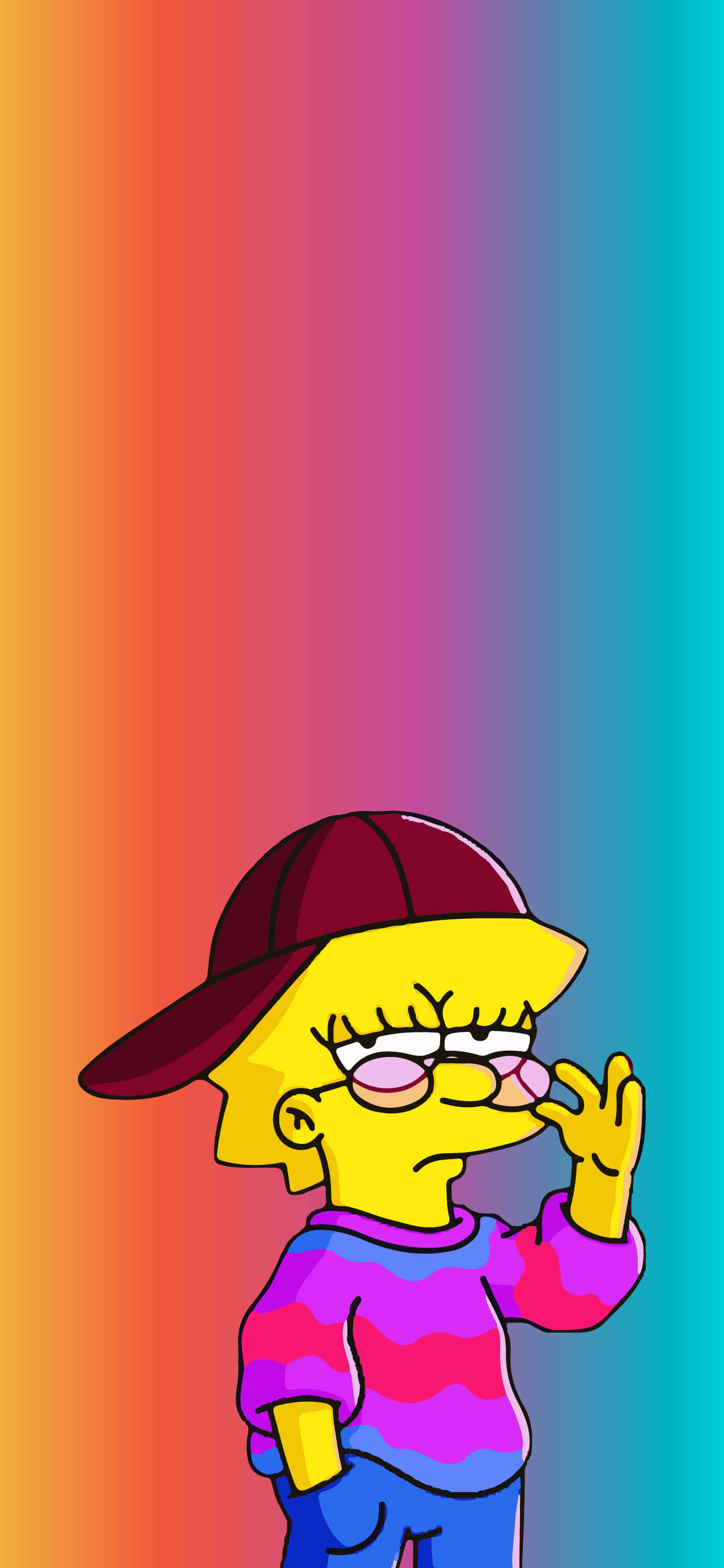 Personajul Lisa Simpson Imagine Fundal