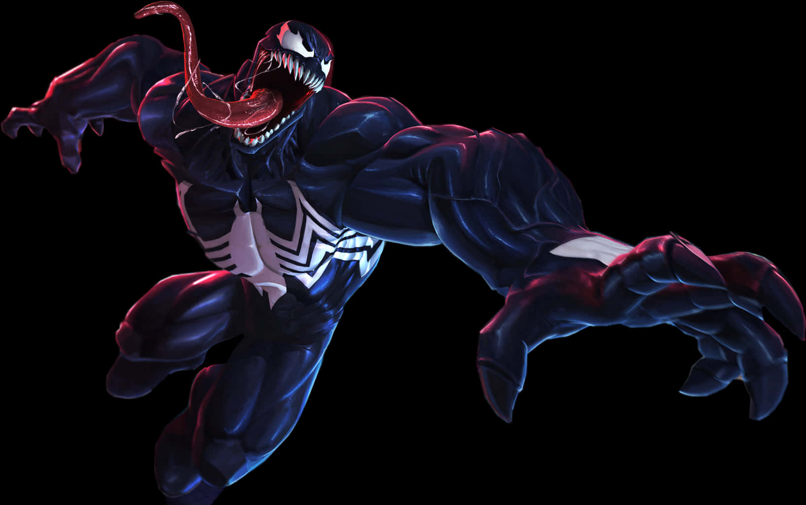 Personajul Venom în acțiune Fundal