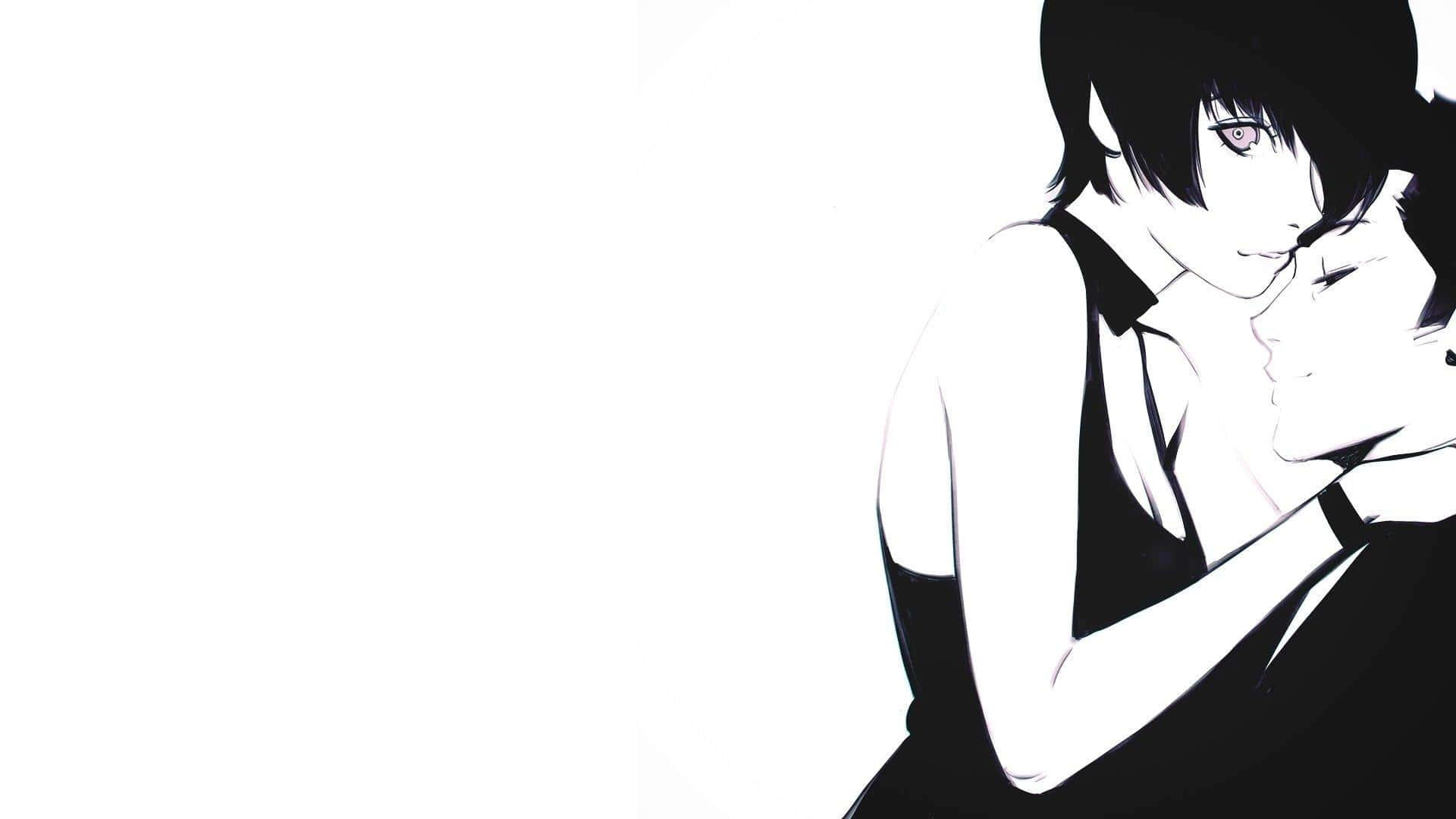 Pesaj Urban Anime Monocrom Fundal