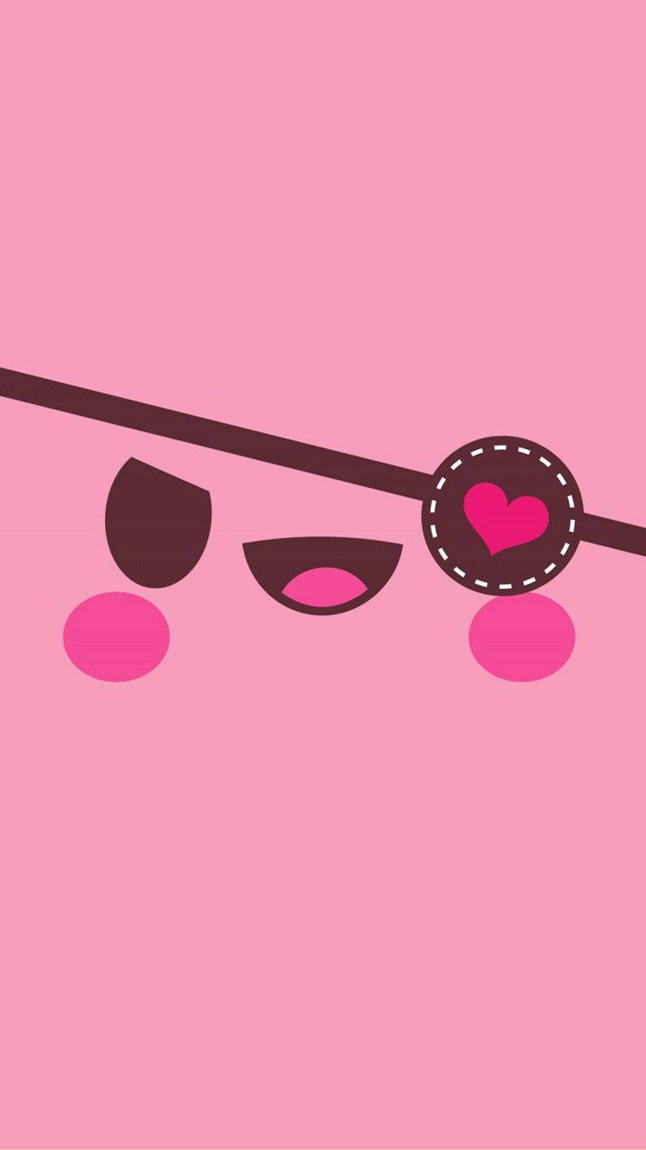 Petic pentru ochi drăguț și feminin Kawaii Fundal