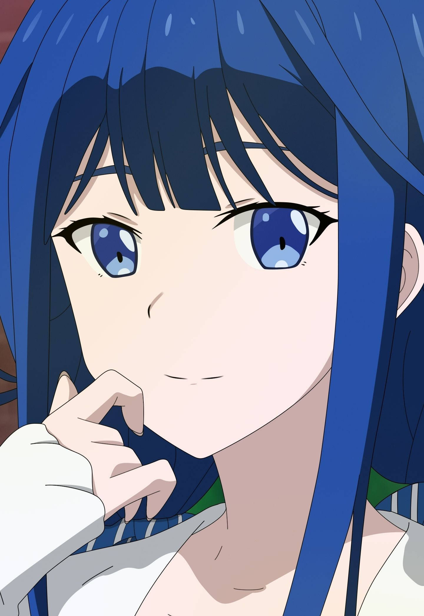 PFP Anime Drăguță cu Aki Adagaki Fundal