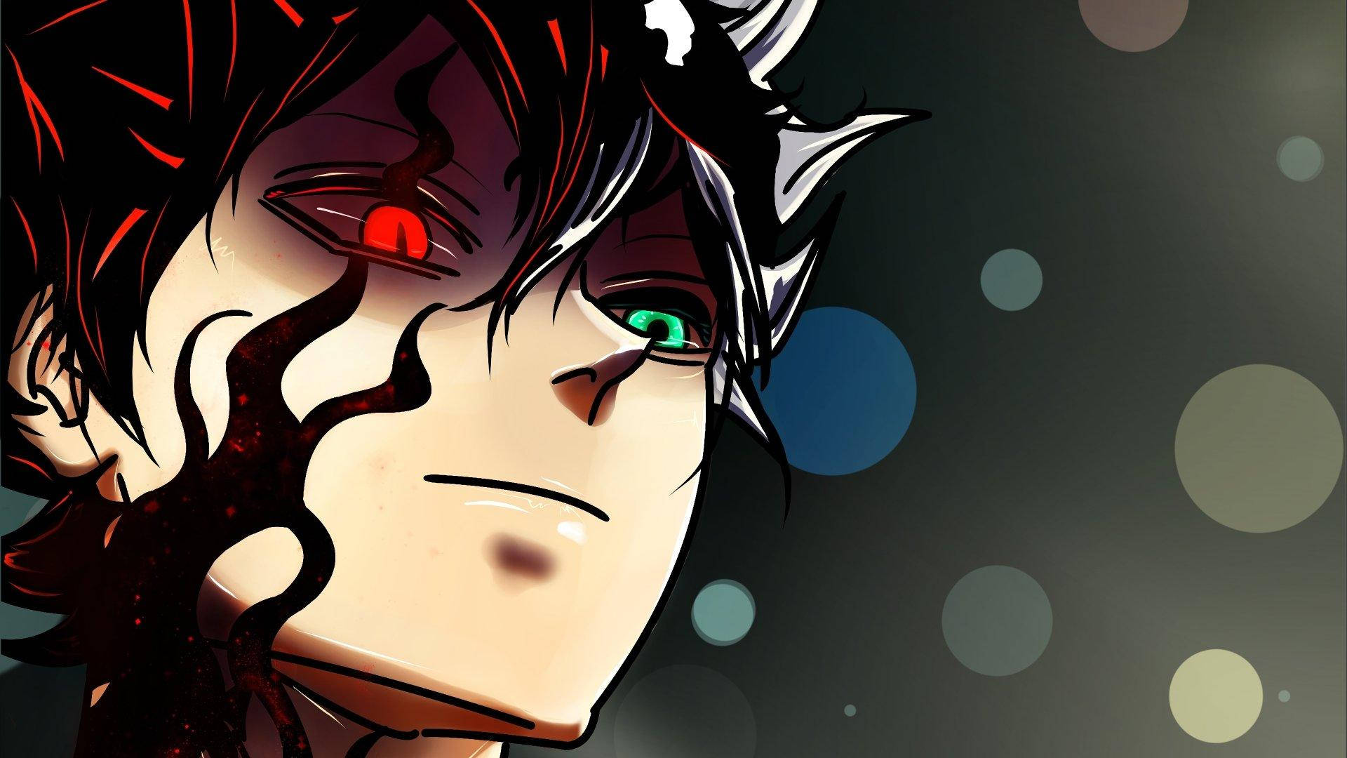 PFP Anime Drăguț Black Clover Fundal