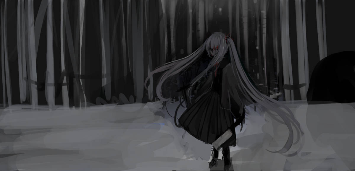 Pfp Anime Edgy Fata Elf Fundal