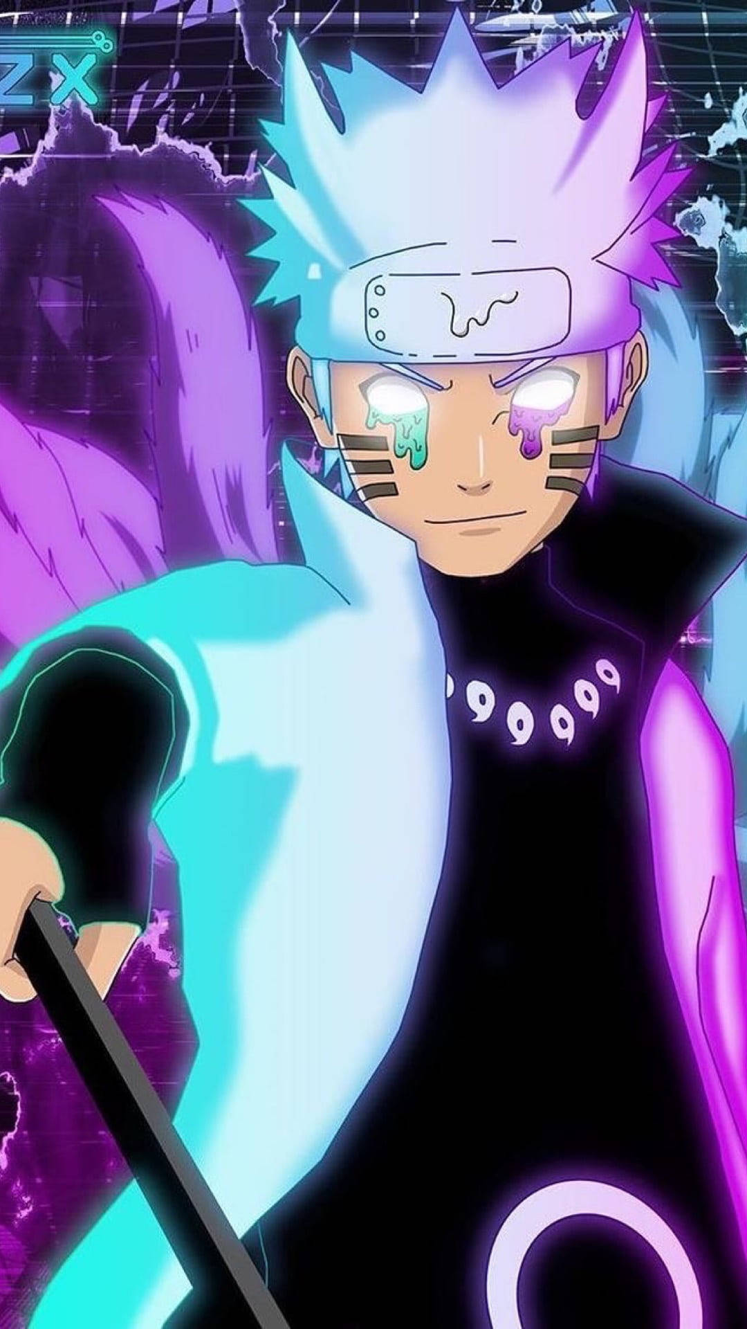 PFP Cool cu Naruto Uzumaki din Anime Fundal
