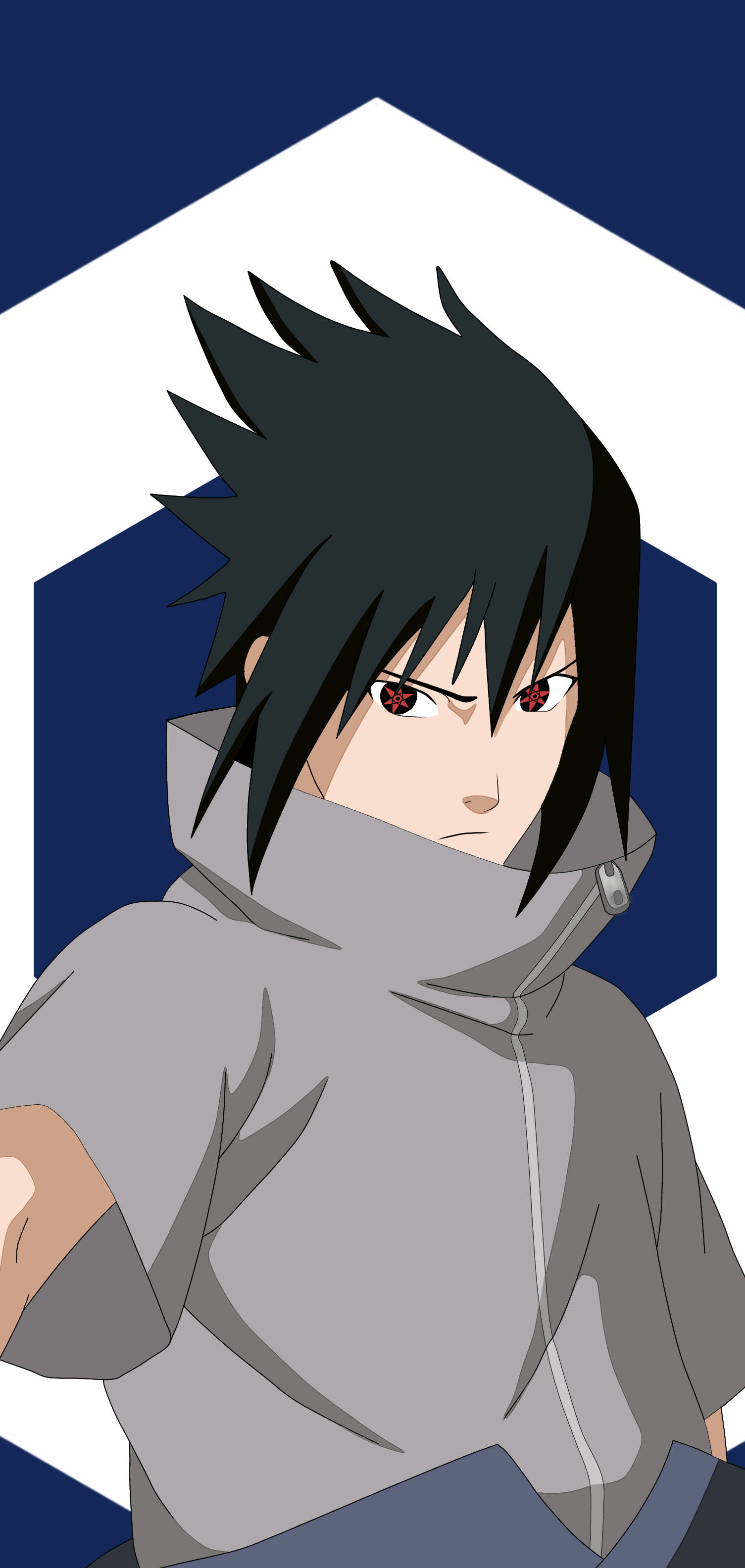 Pfp Cool Sasuke Fundal