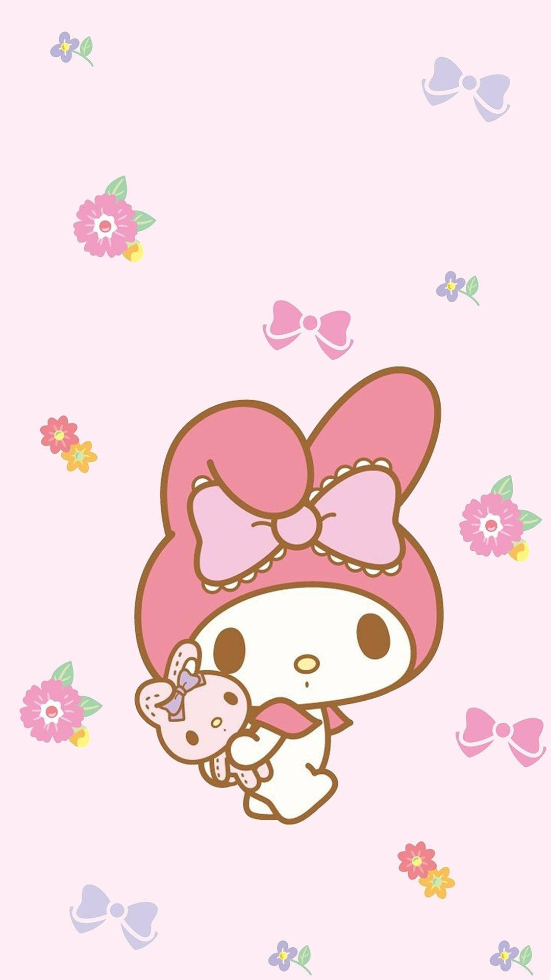 PFP drăguț cu My Melody Fundal
