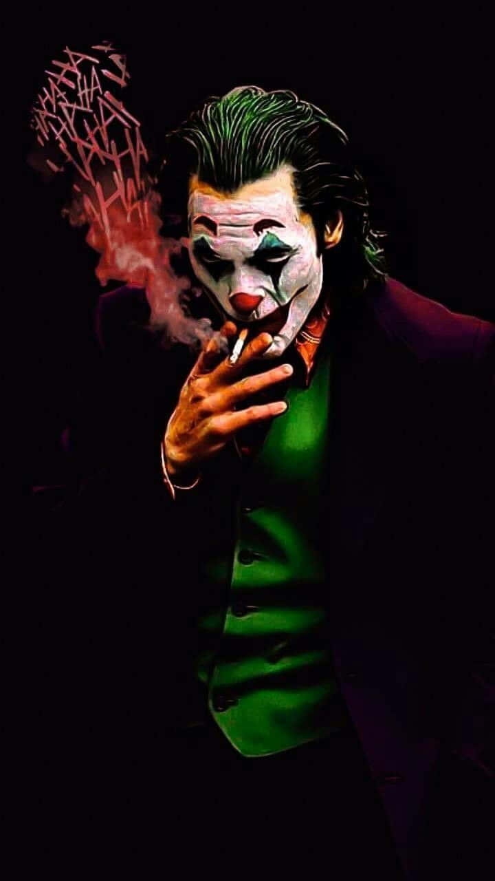 Pfp Joker fumând Fundal