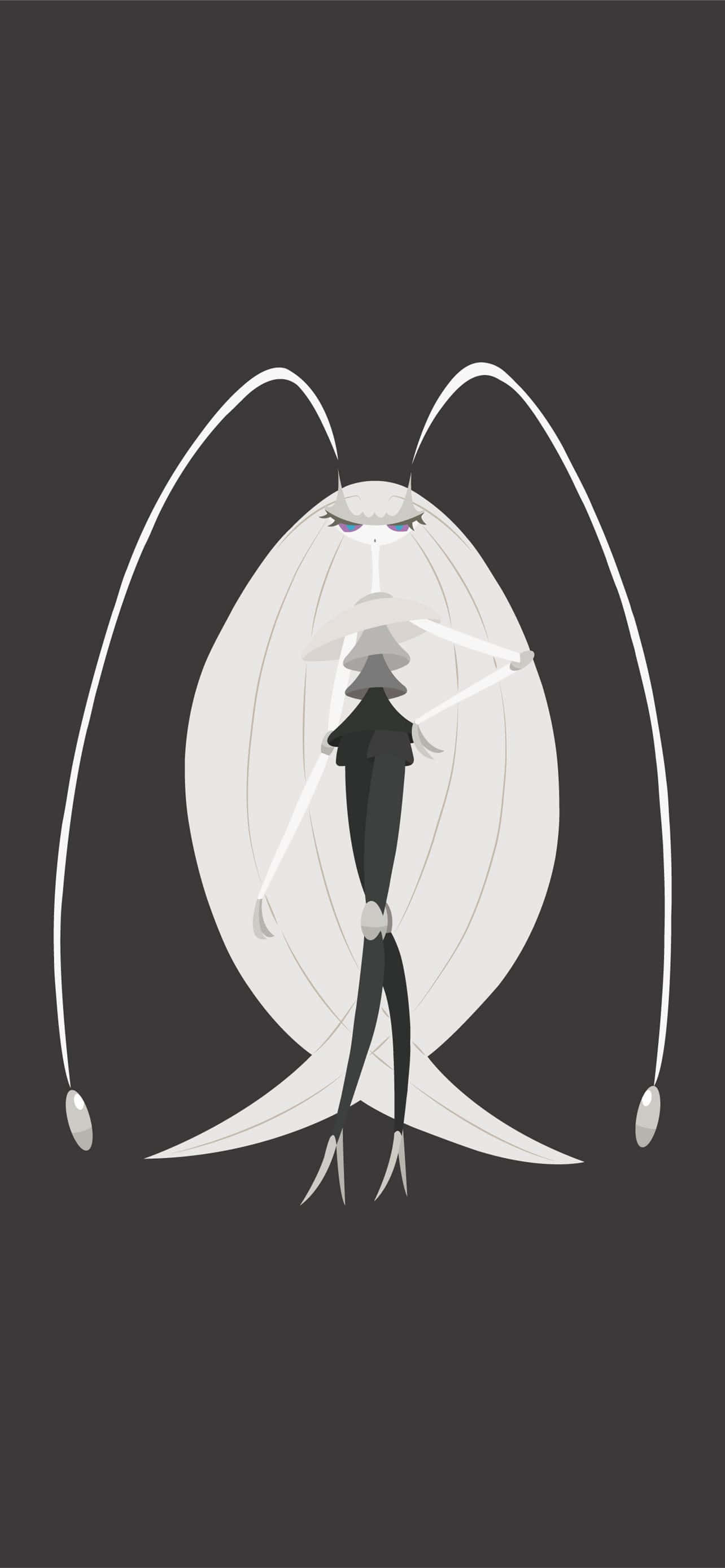 Pheromosa pe fundal gri închis Fundal
