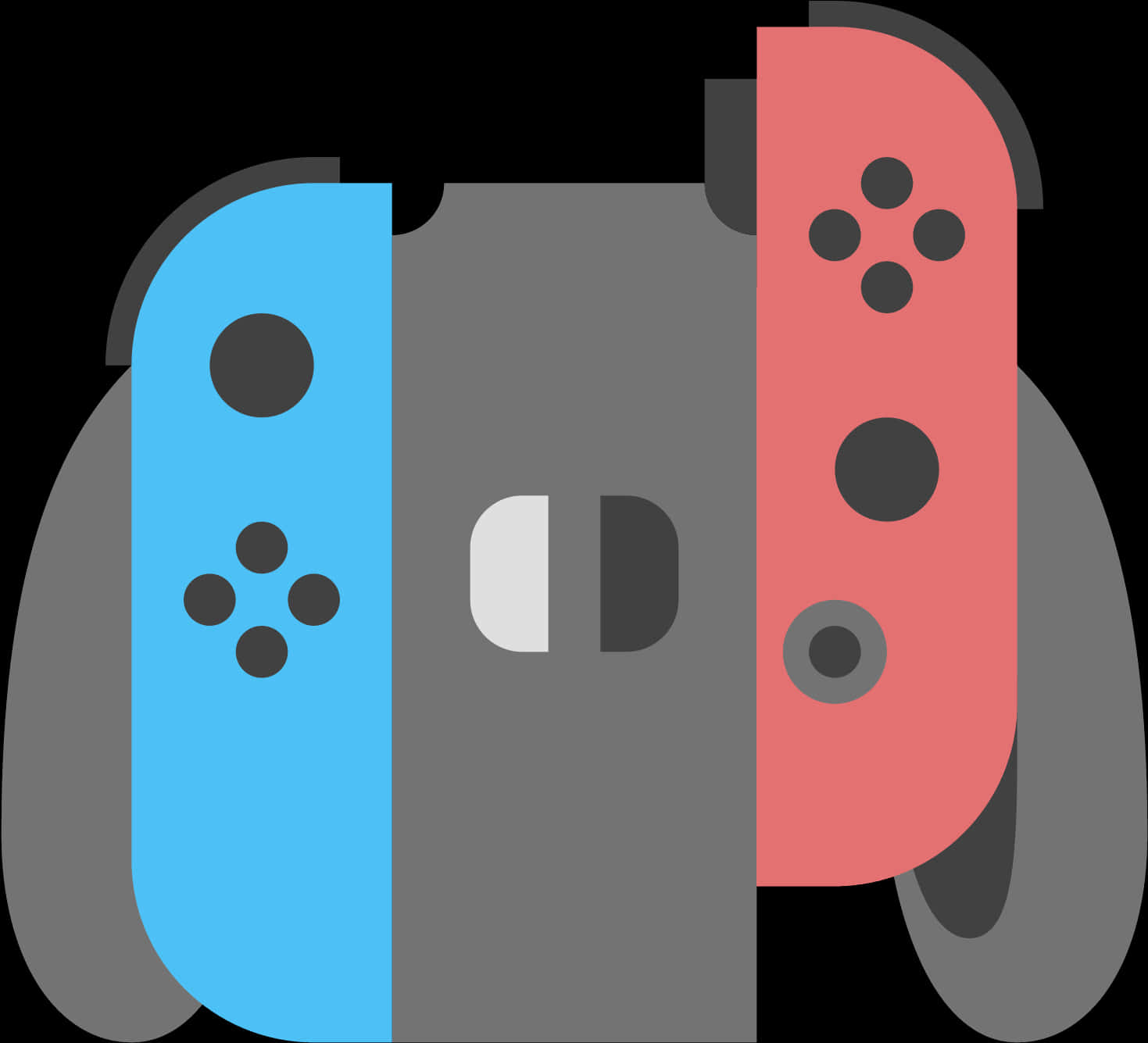 Pictogramă colorată de controller de joc Fundal