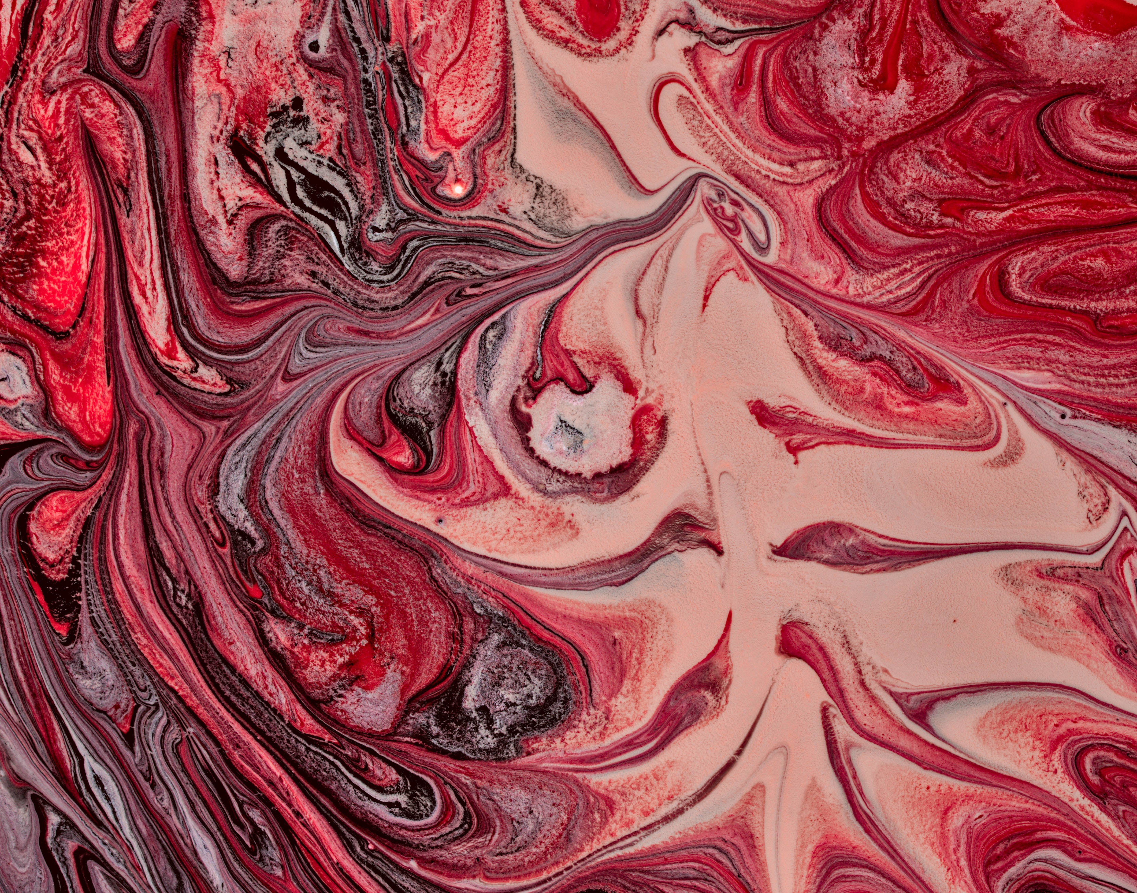 Pictură abstractă fluidă roșie Fundal