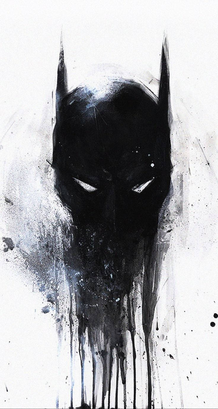 Pictură topită cu Batman Fundal