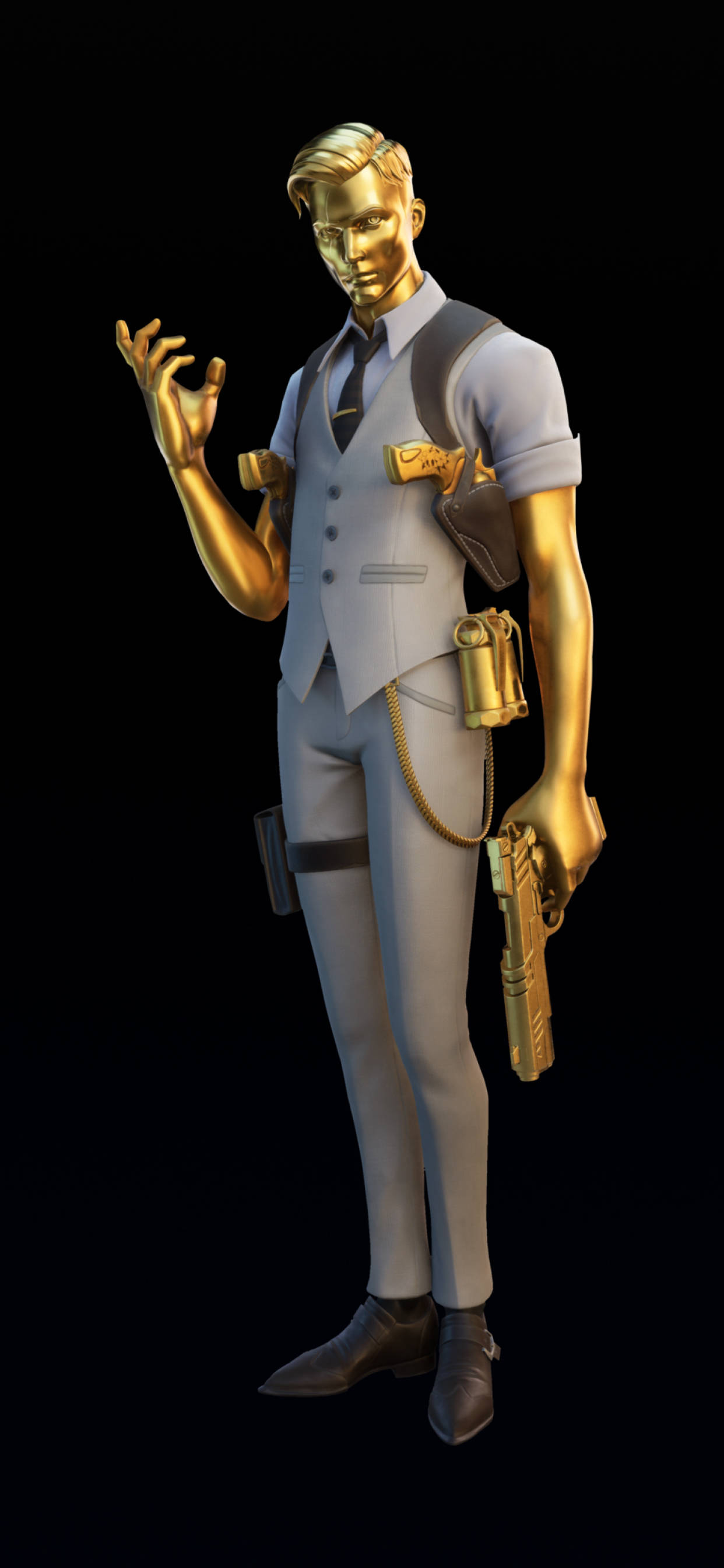 Piele Aurie Midas Fortnite Fundal