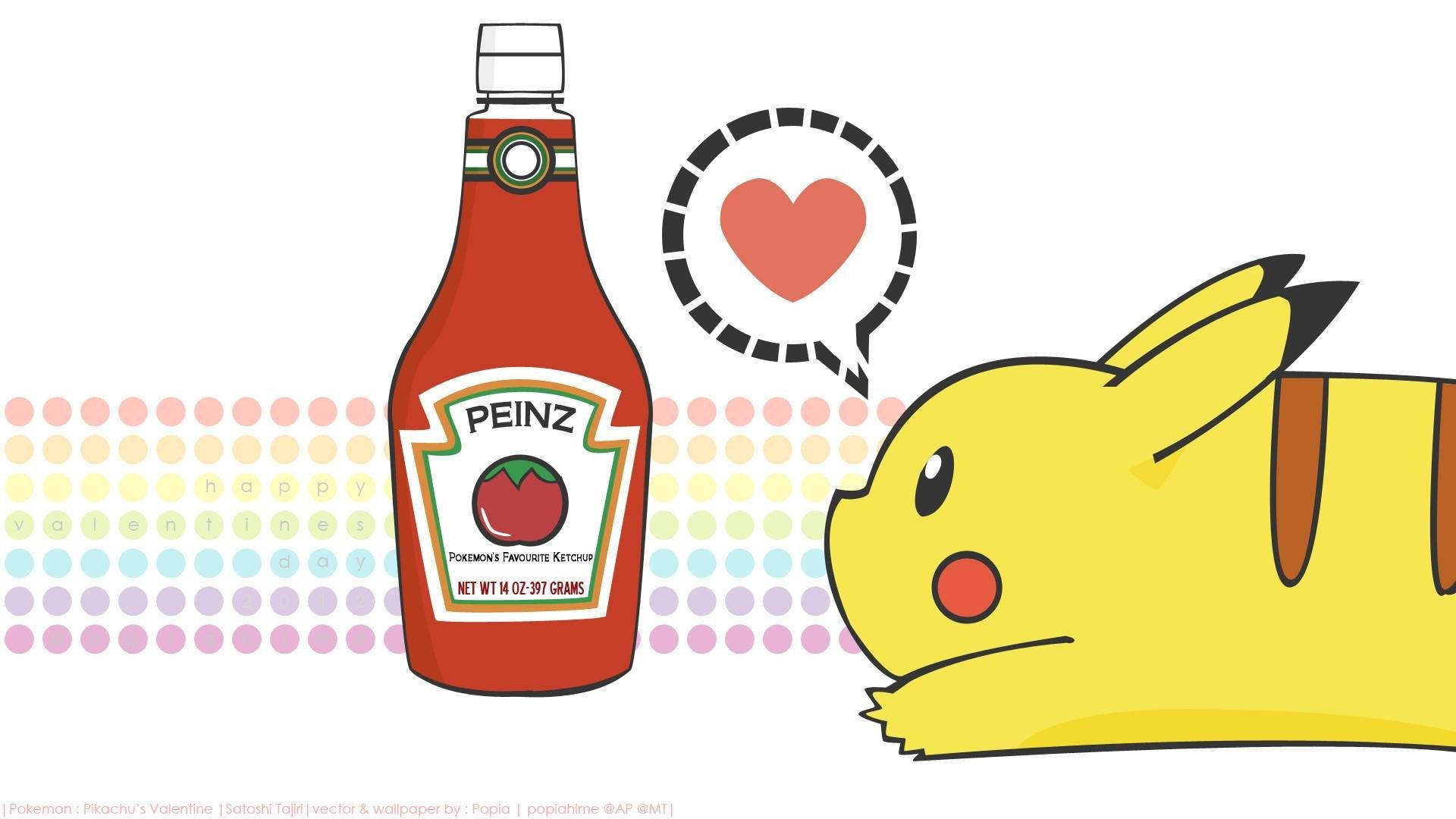 Pikachu Anime Amuzant și Drăguț Fundal