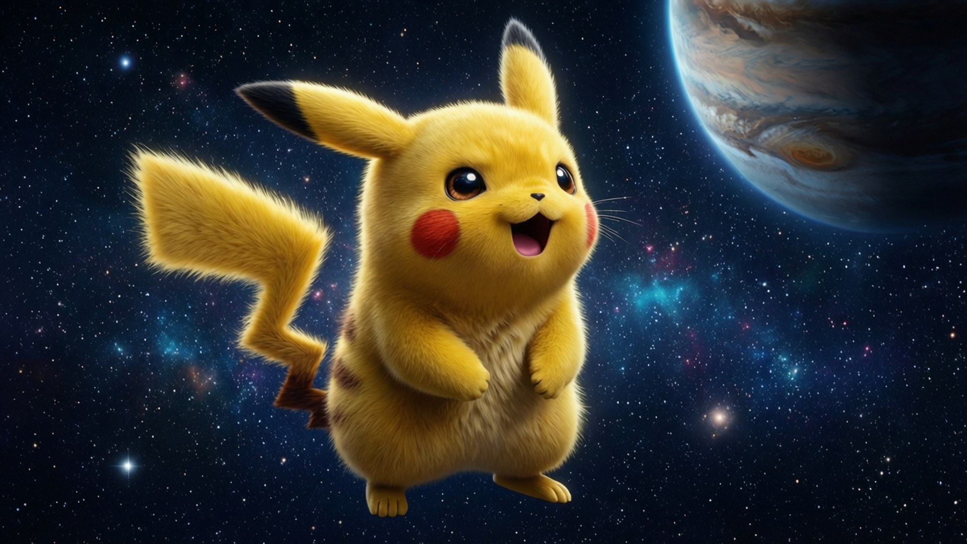 Pikachu Cosmic Fundal