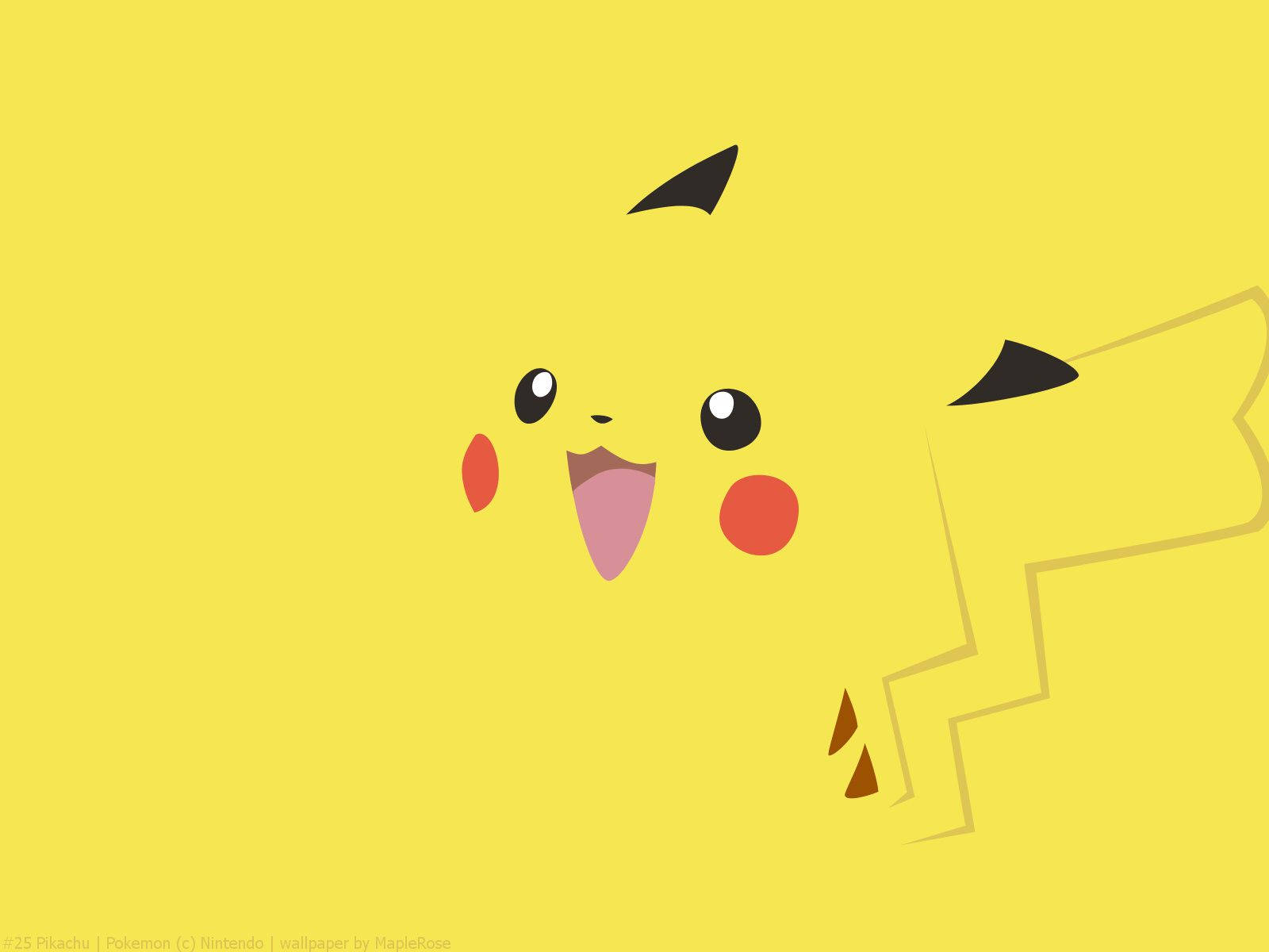 Pikachu drăguț cu o lumină galbenă Fundal
