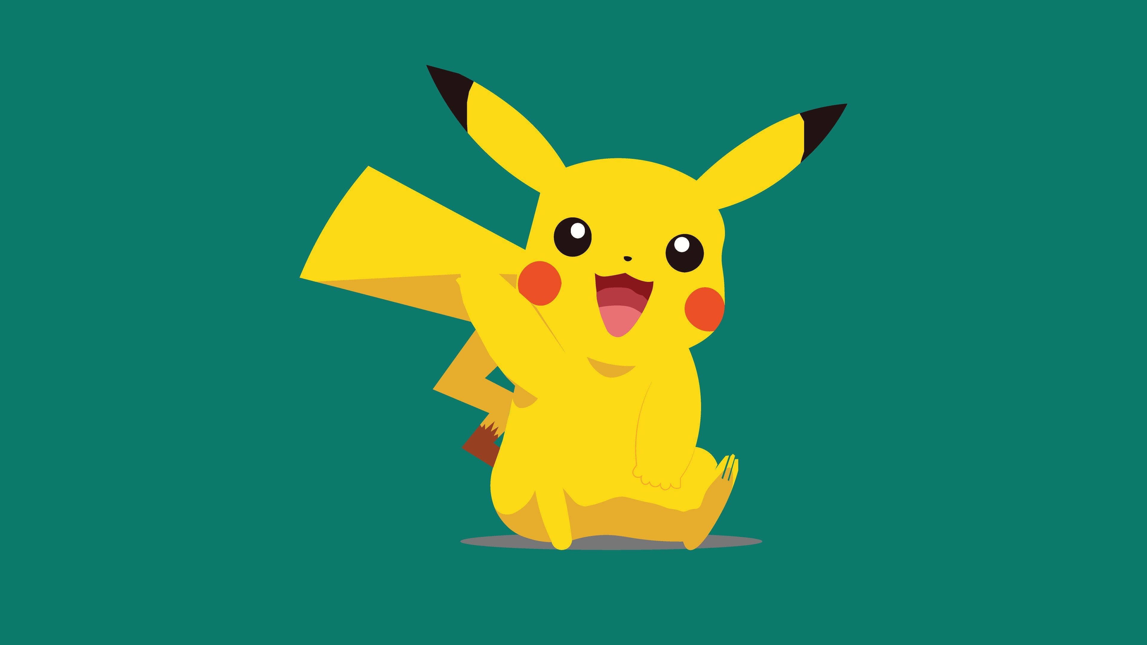 Pikachu este gata de acțiune Fundal
