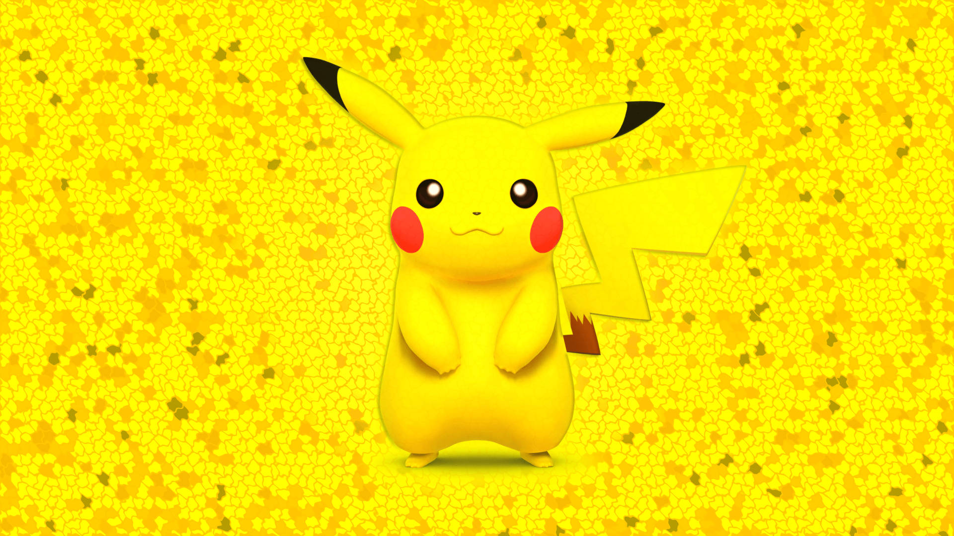 Pikachu fermecător în colaj Fundal