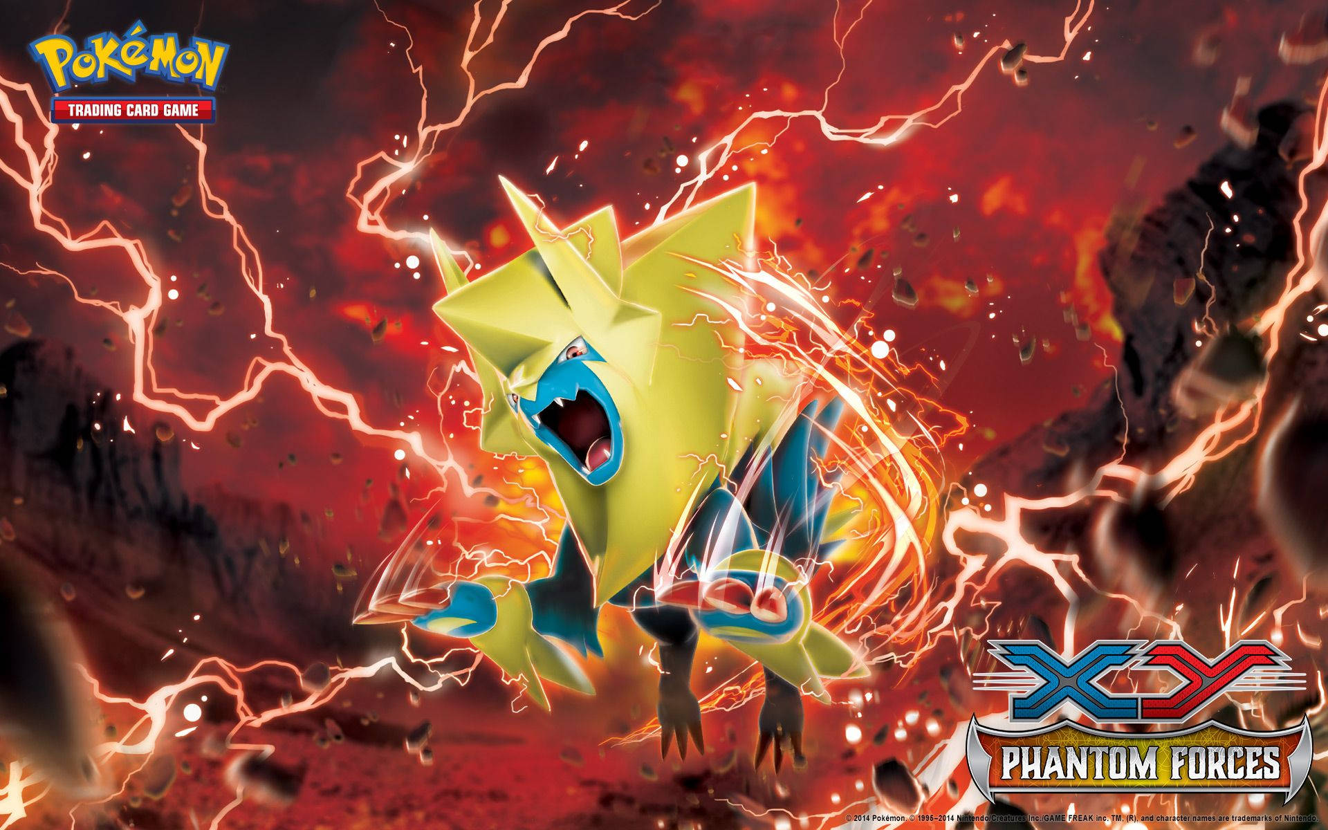 Pikachu, iubitul șoarece electric Pokémon Fundal