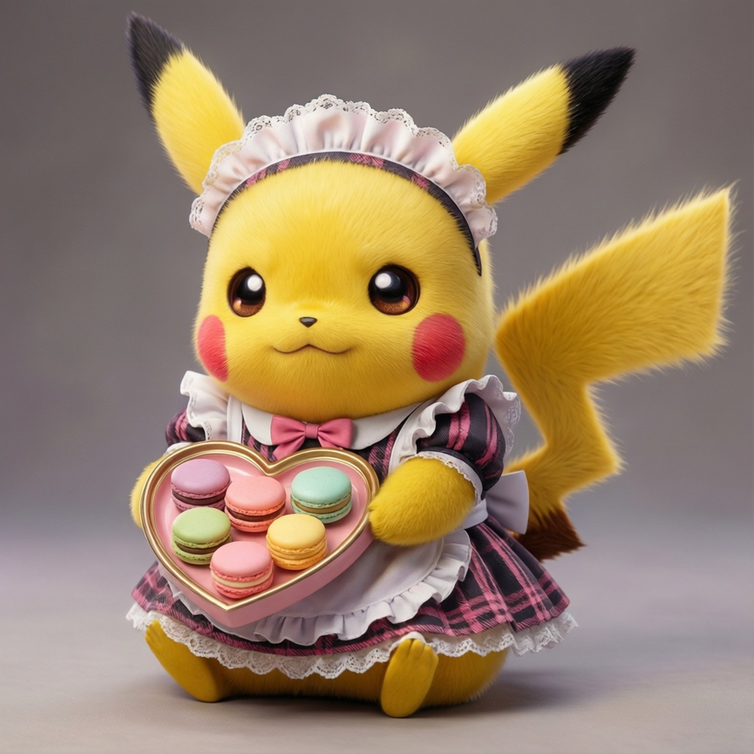 Pikachu Maid Kawaii Fundal