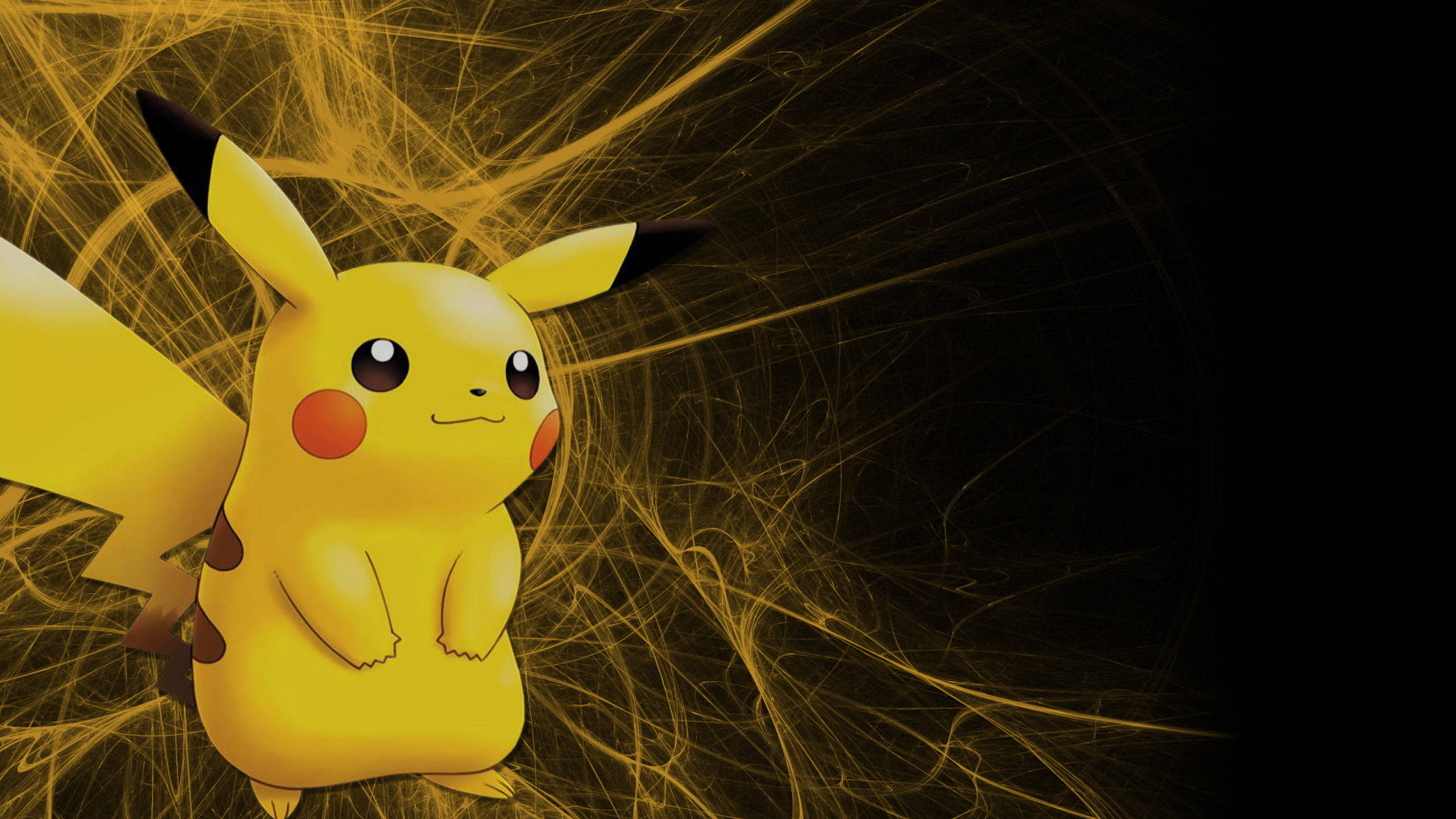 Pikachu Șoc Electric Cool Pokemon Fundal