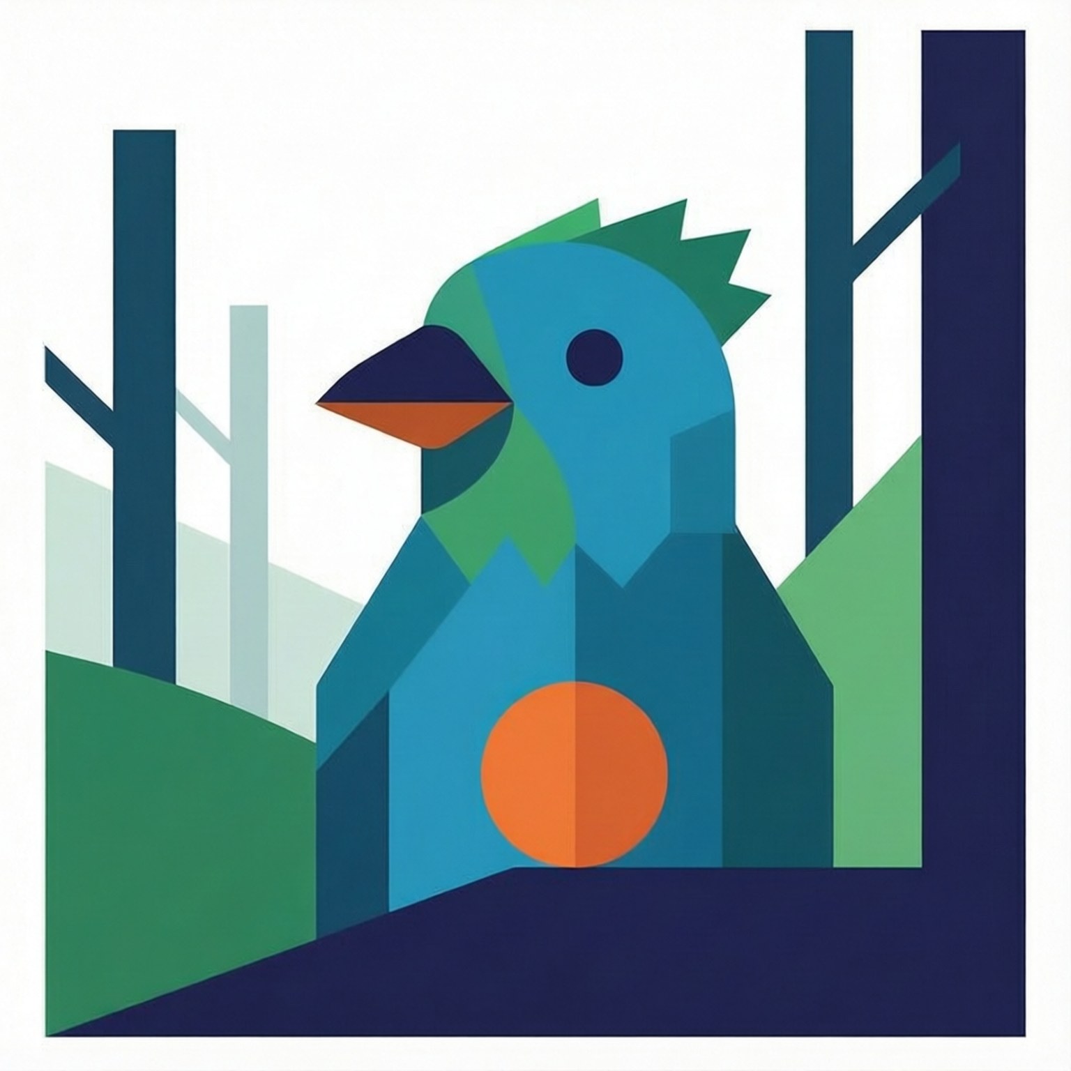 Pikipek Minimalist Fundal