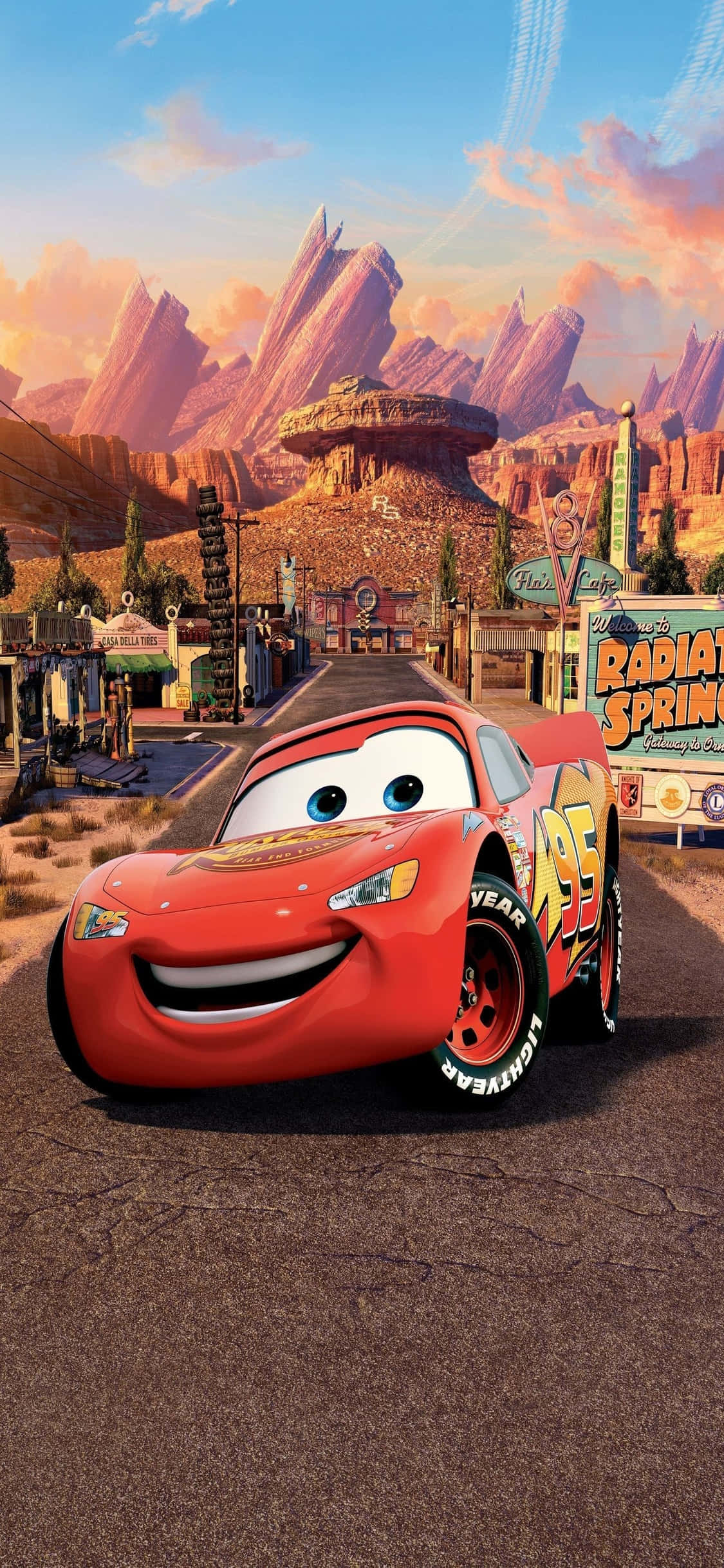 Pilotul profesionist McQueen iPhone X Cars Background Fundal