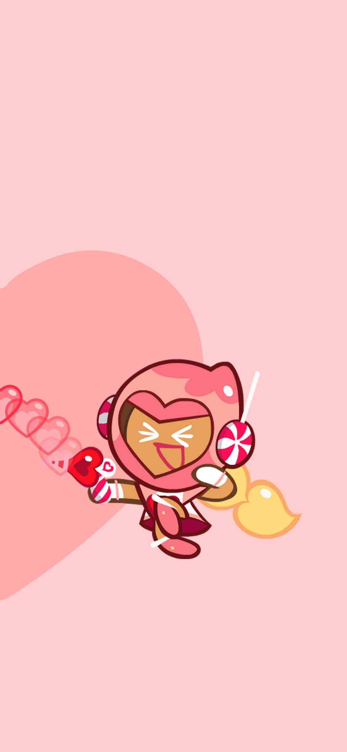Pink Choco Cookie Run Fundal